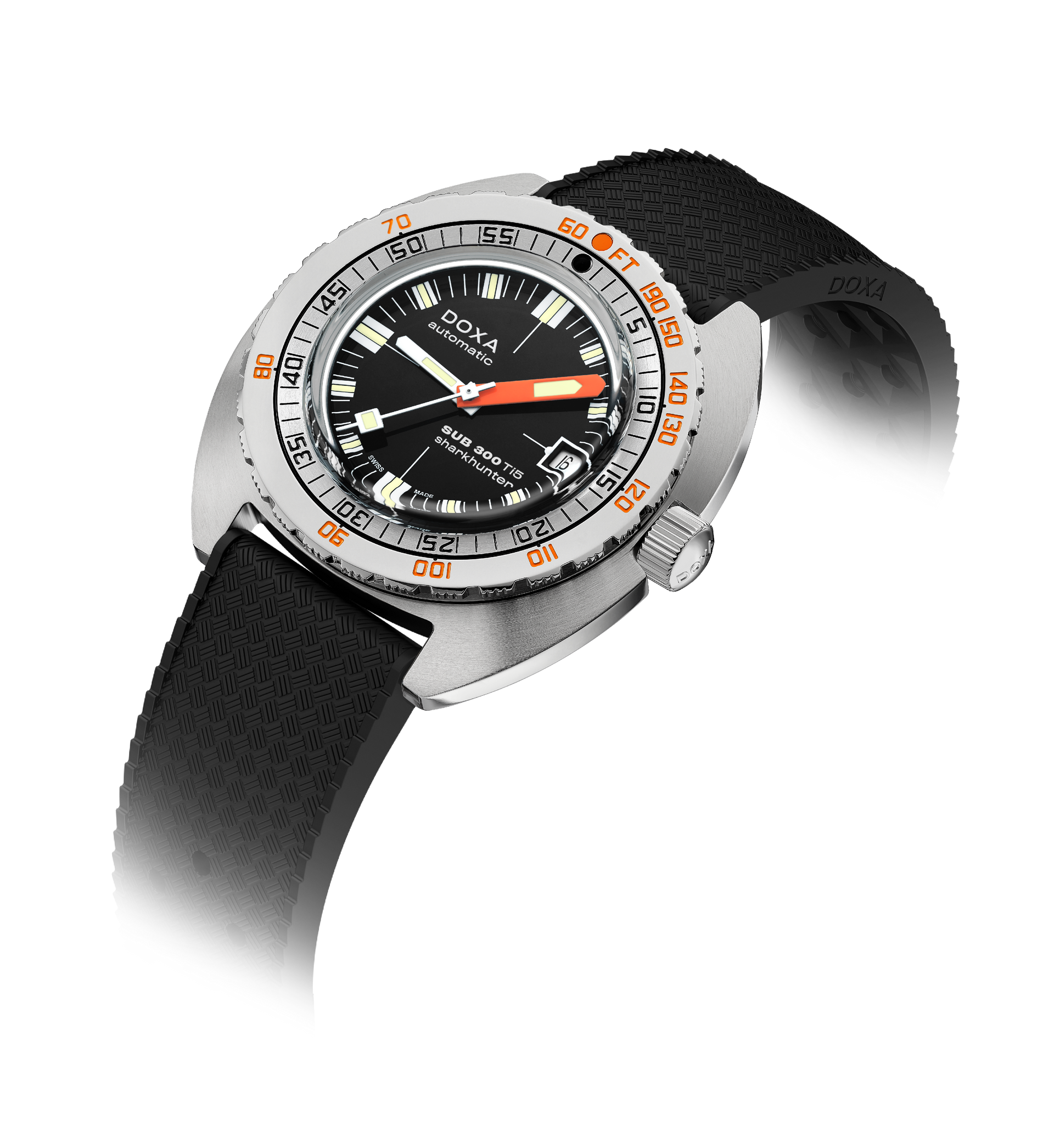 Doxa SUB 300 Ti5 Sharkhunter Automatic (Black Dial / 42.5mm)