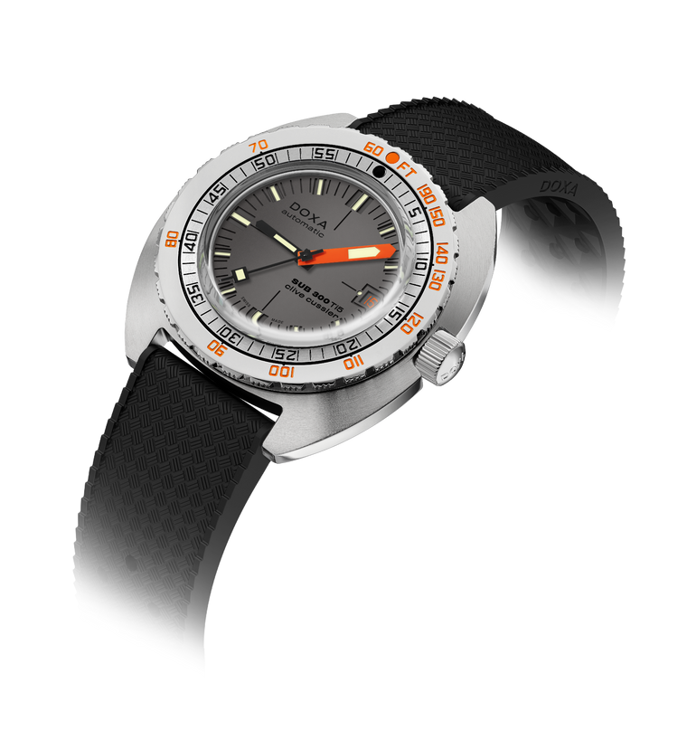 Doxa SUB 300 Ti5 Clive Cussler Automatic (Silver Dial / 42.5mm)
