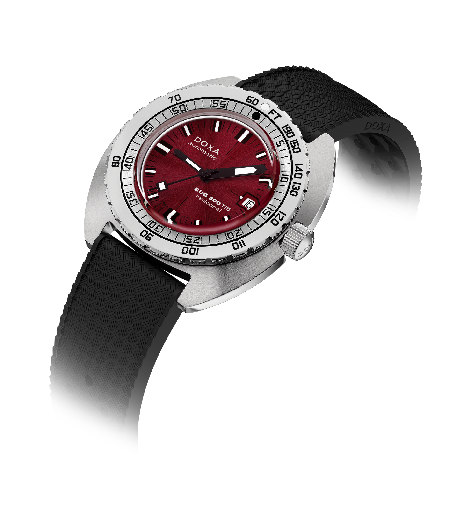 Doxa SUB 300 Ti5 Redcoral Automatic (Red Dial / 42.5mm)