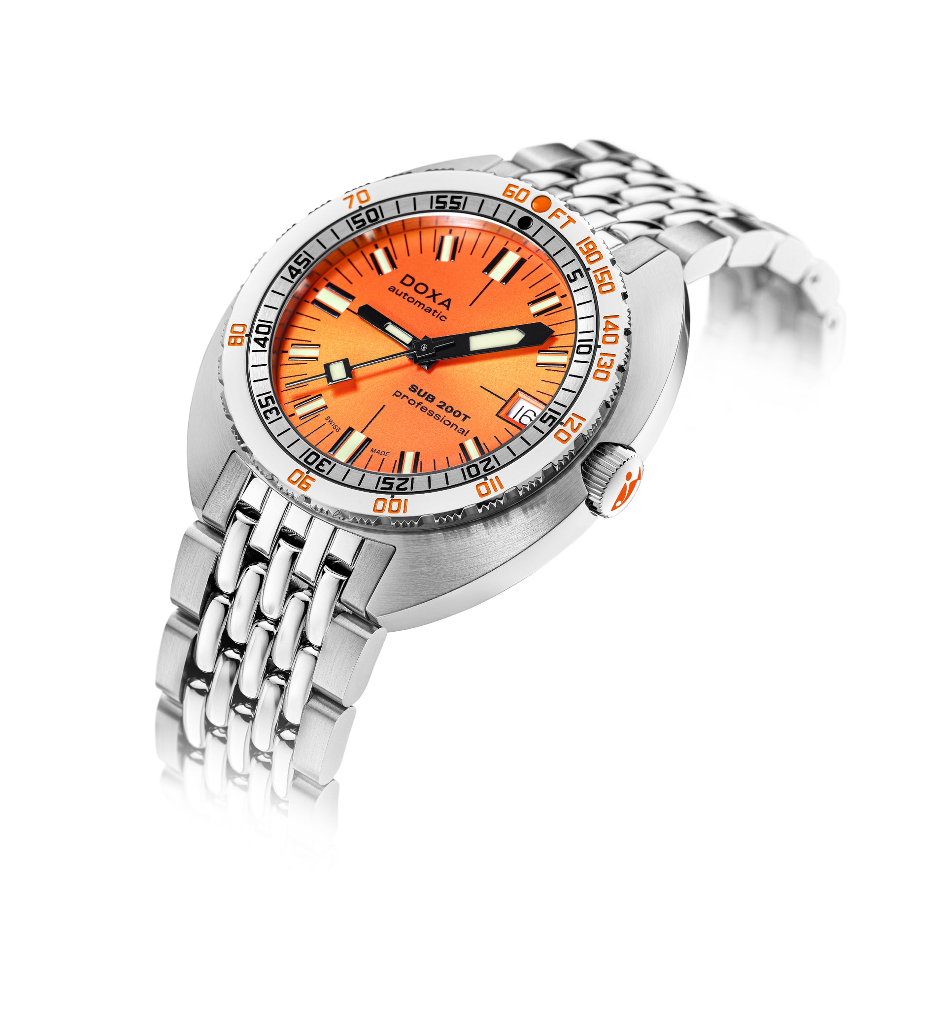 Doxa SUB 200T Professional Automatic (Orange Dial / 39mm)