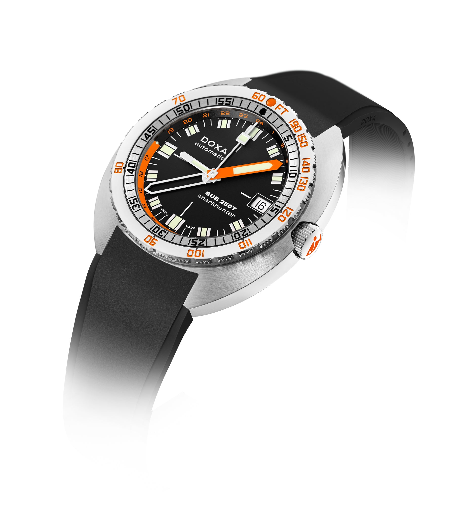 Doxa SUB 250T GMT Sharkhunter Automatic (Black Dial / 40mm)