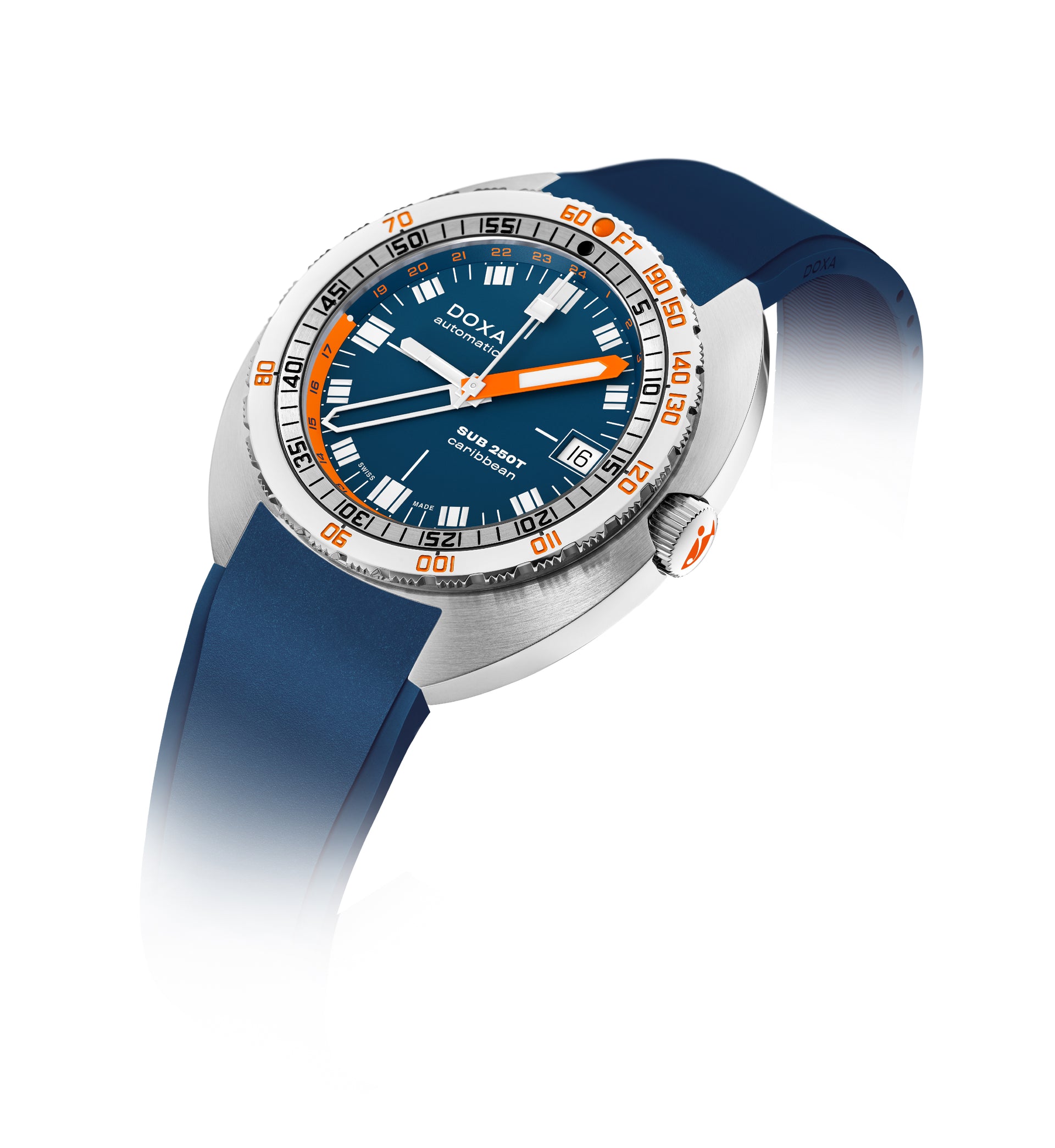 Doxa SUB 250T GMT Caribbean Automatic (Blue Dial / 40mm)