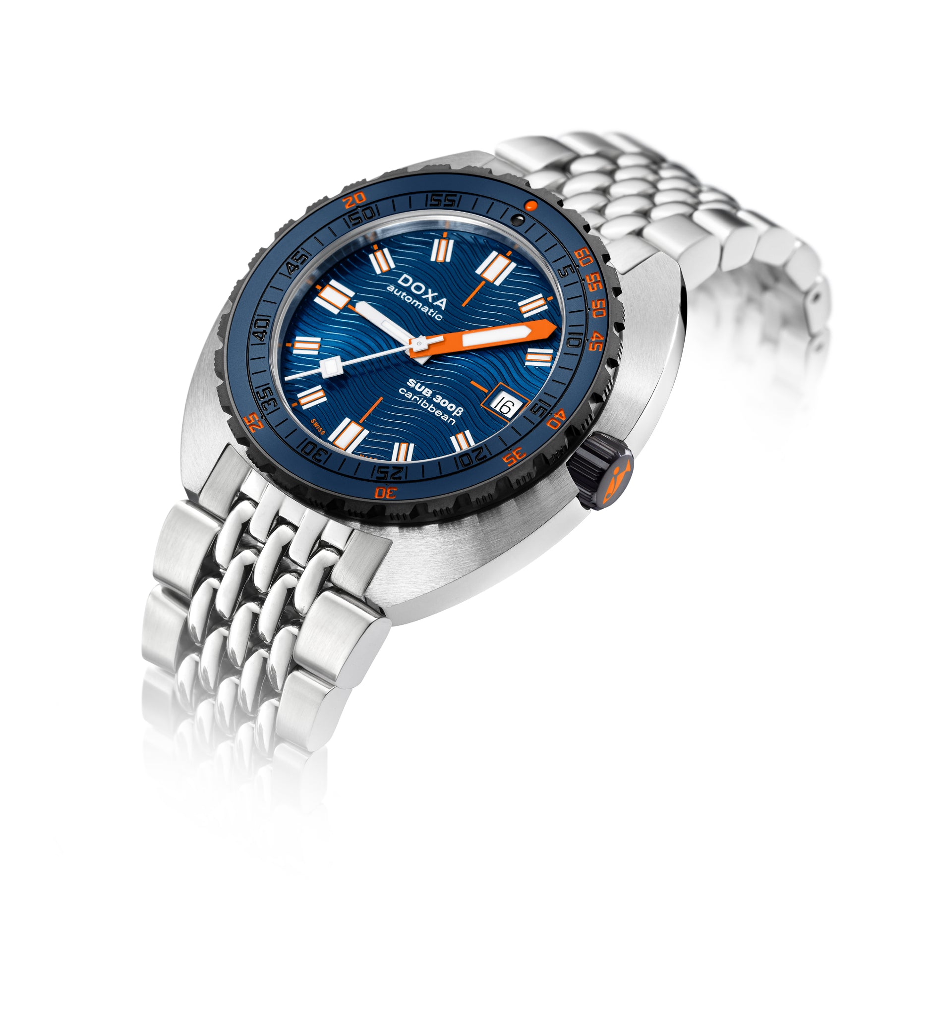 Doxa SUB 300 Beta Caribbean Automatic (Blue Dial / 42.5mm)
