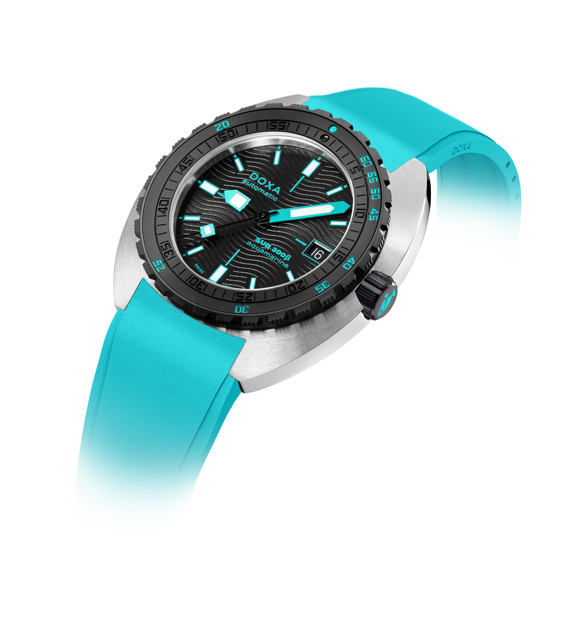 Doxa SUB 300 Beta Aquamarine Automatic (Black Dial / 42.5mm)