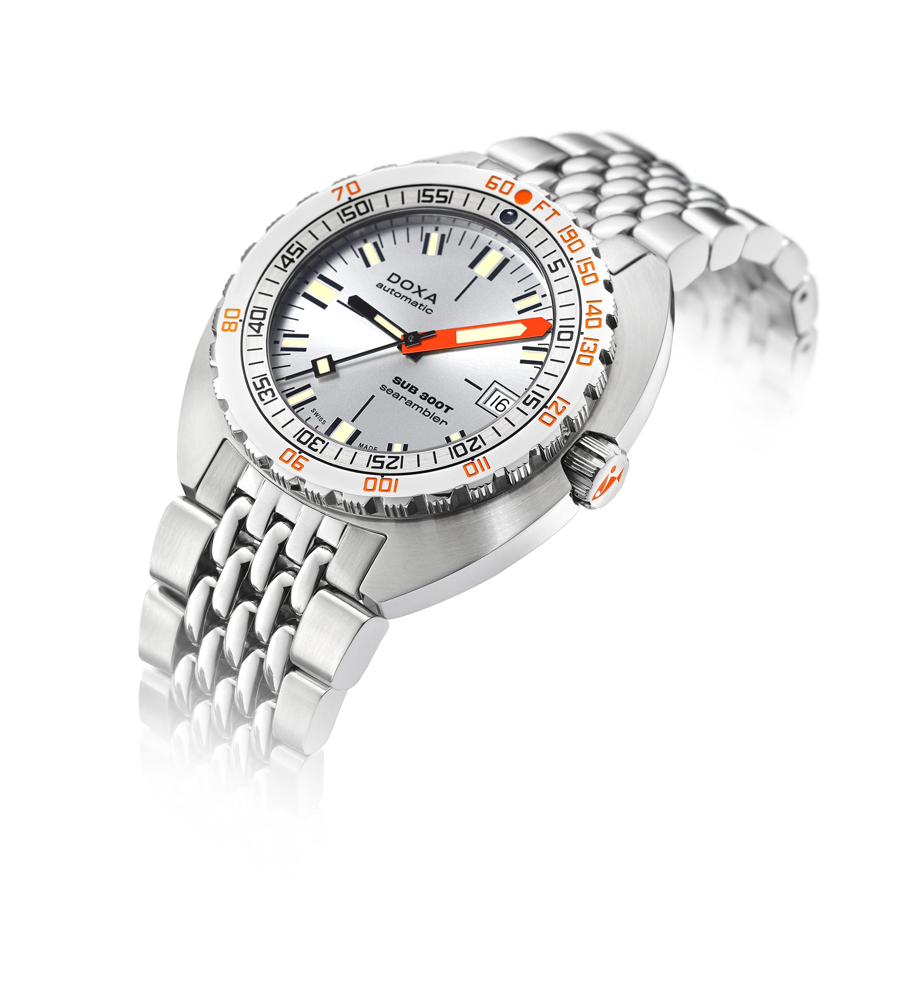 Doxa SUB 300T Searambler Automatic (Silver Dial / 42.5mm)