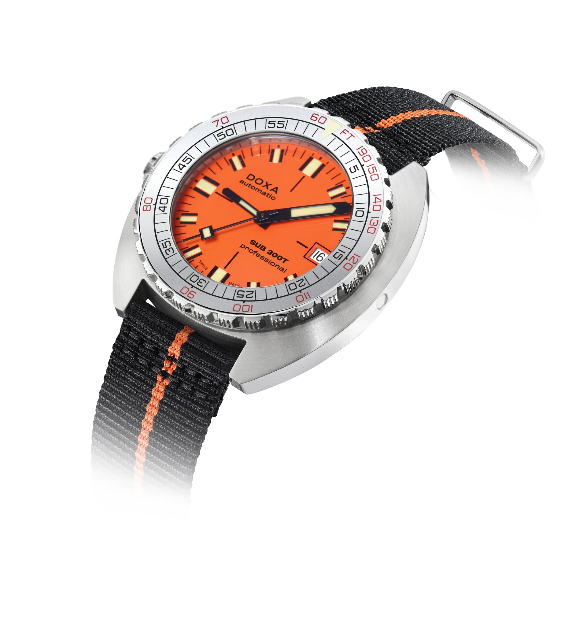 Doxa SUB 300T Professional Aristera Limited Edition Automatic (Orange Dial / 42.5mm)