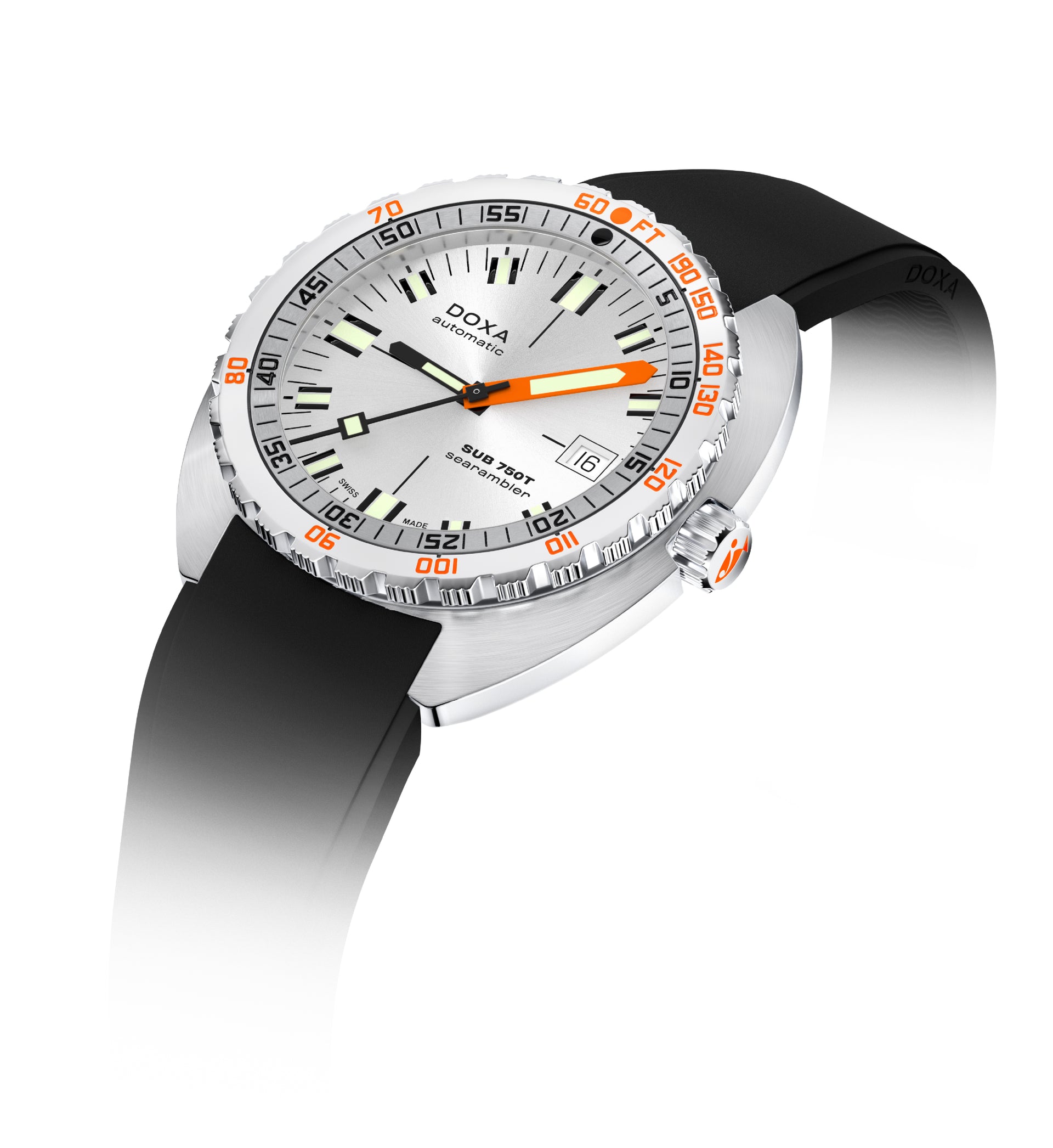 Doxa SUB 750T Searambler Automatic (Silver Dial / 45mm)