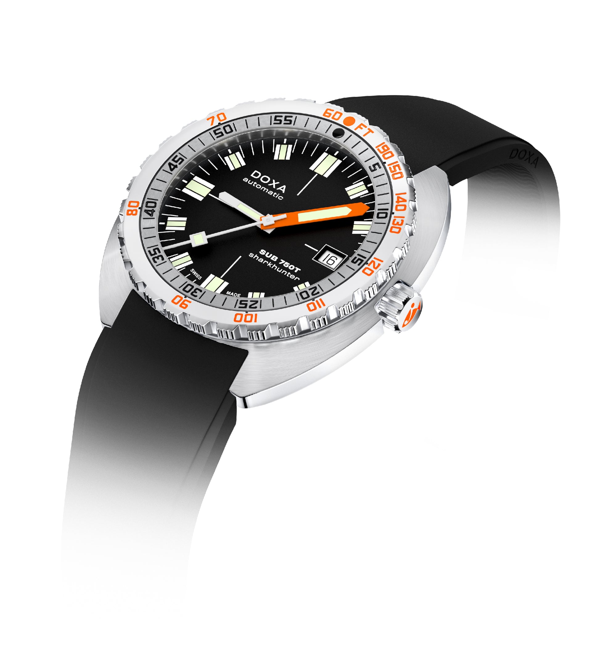 Doxa SUB 750T Sharkhunter Automatic (Black Dial / 45mm)
