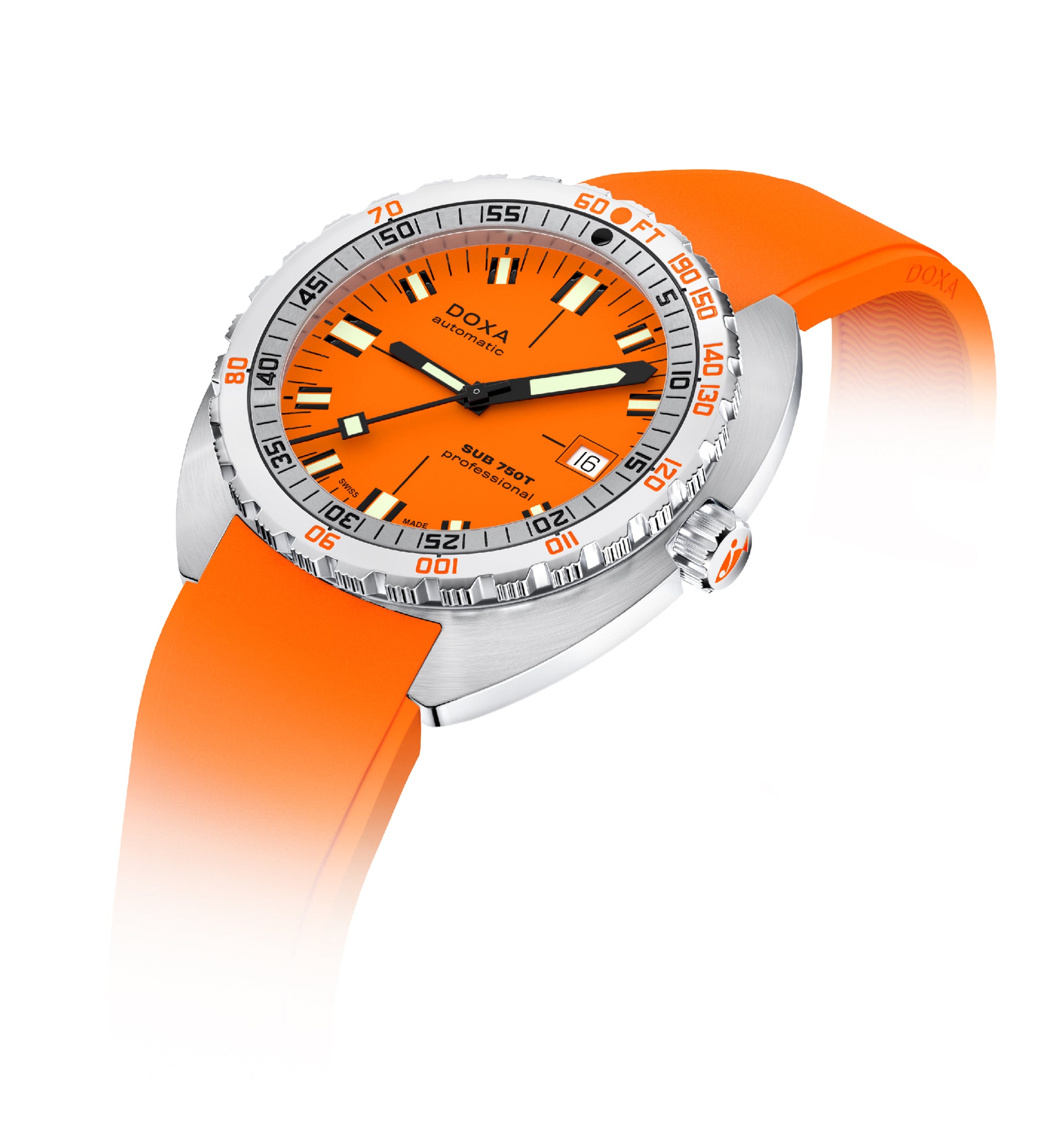 Doxa SUB 750T Professional Automatic (Orange Dial / 45mm)