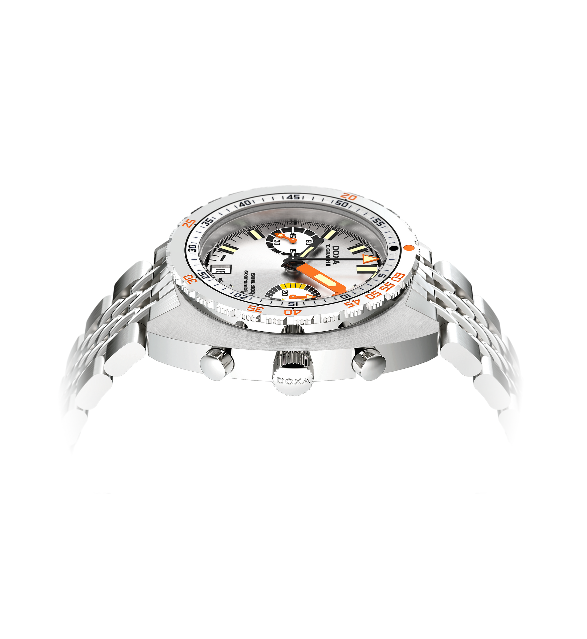 Doxa SUB 200 T.GRAPH II Searambler Automatic Chronograph (Silver Dial / 42mm)