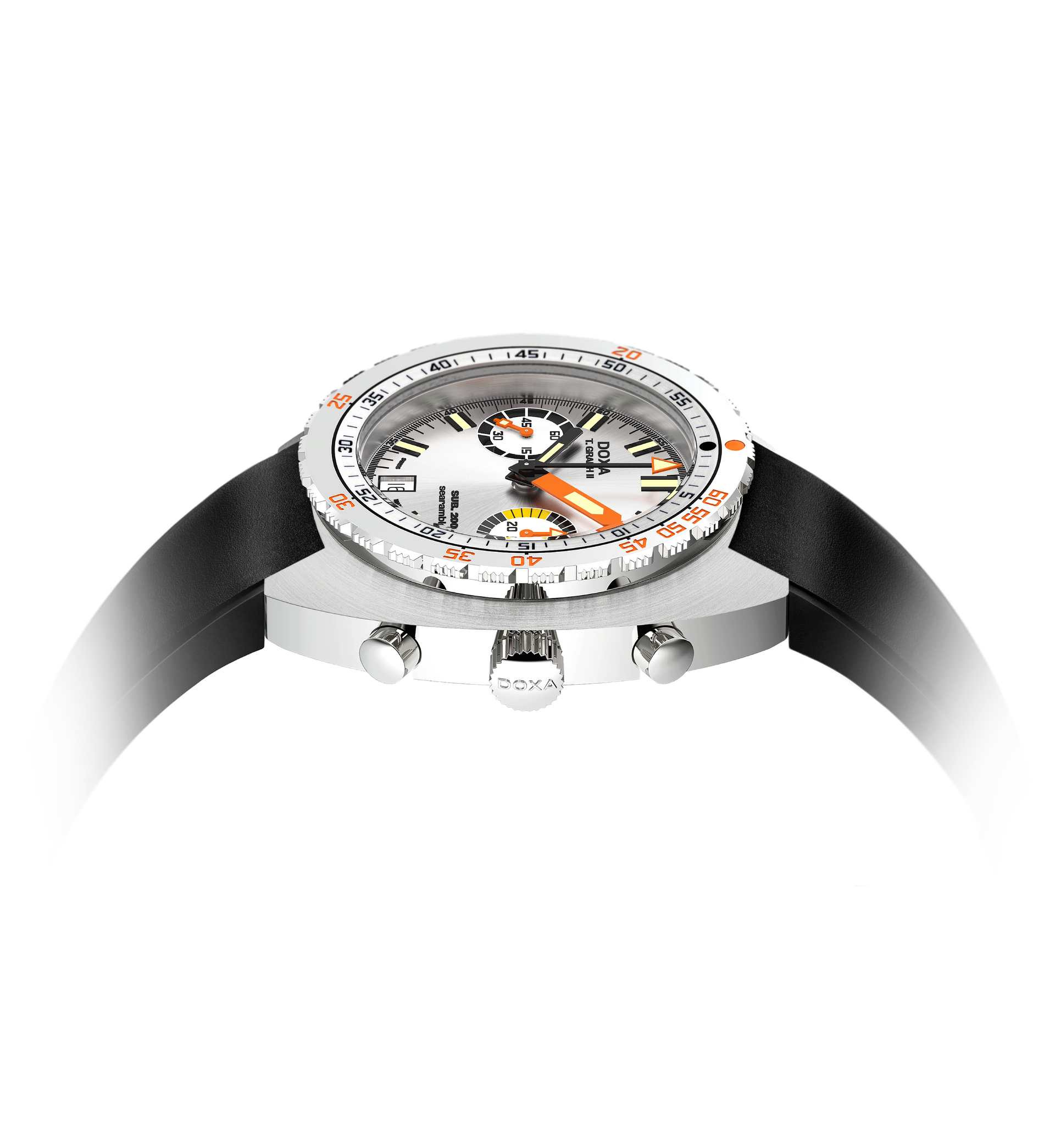Doxa SUB 200 T.GRAPH II Searambler Automatic Chronograph (Silver Dial / 42mm)