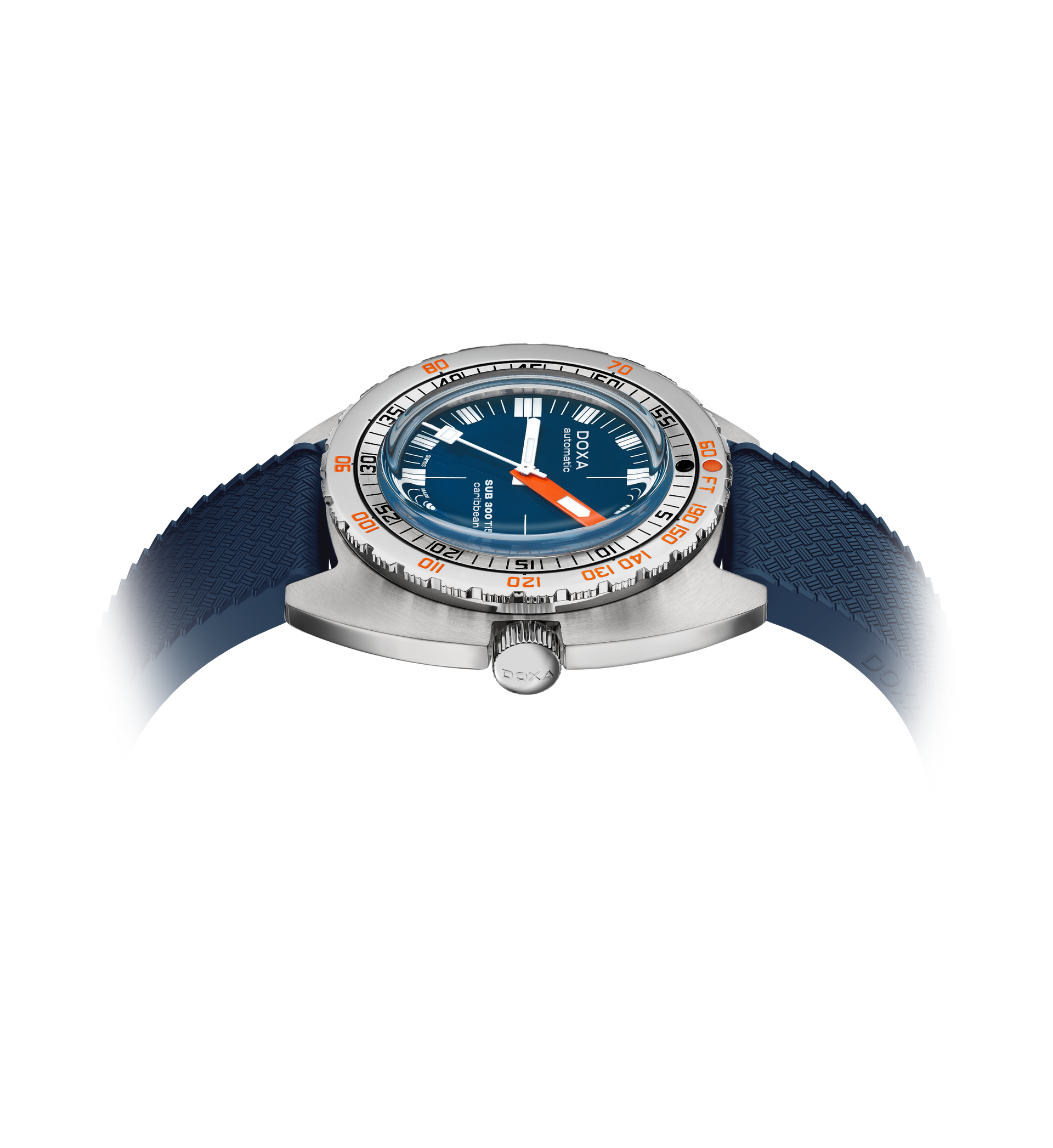 Doxa SUB 300 Ti5 Caribbean Automatic (Blue Dial / 42.5mm)