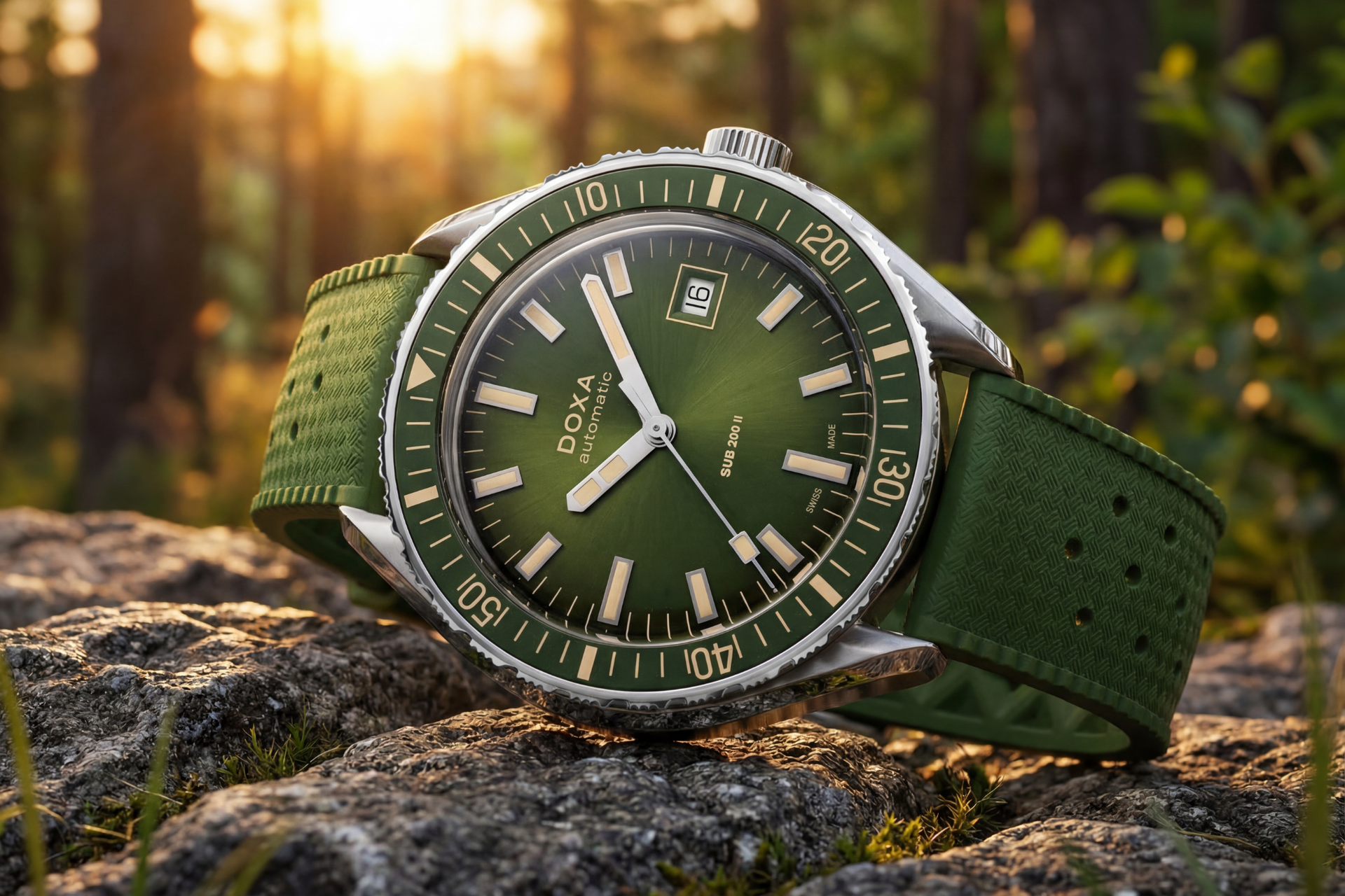 Doxa SUB 200 II Sea Emerald Automatic (Green Dial / 44mm)