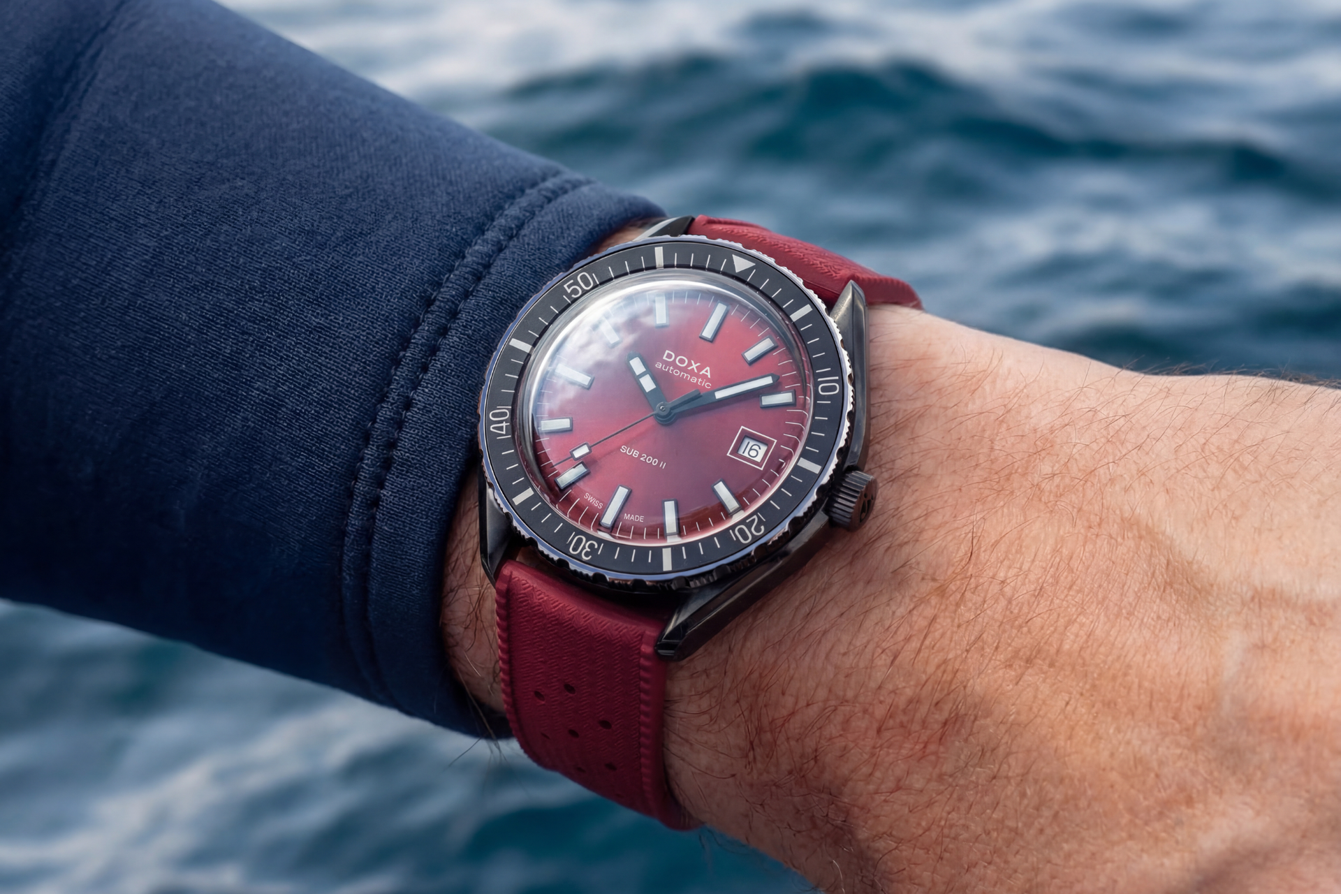 Doxa SUB 200 II Redcoral Automatic (Red Dial / 44mm)