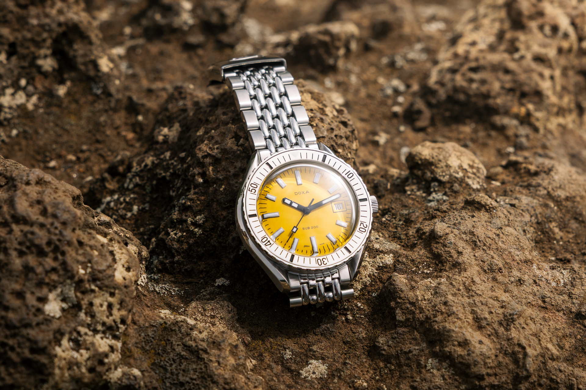 Doxa SUB 200 Divingstar Automatic (Yellow Dial / 42mm)