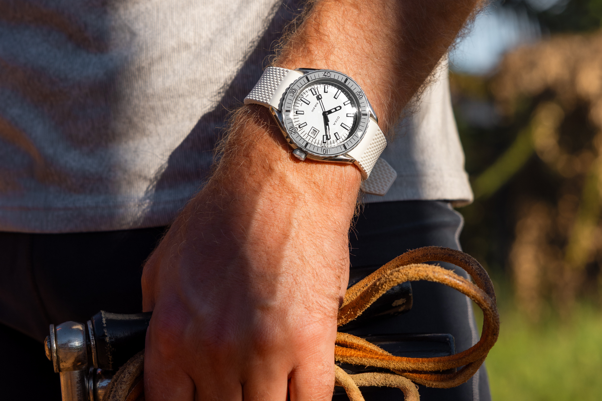 Doxa SUB 200 Whitepearl Automatic (White Dial / 42mm)
