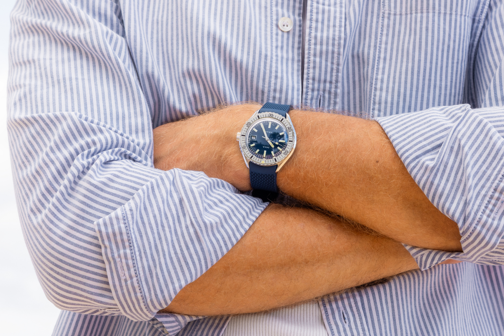 Doxa SUB 200 Caribbean Automatic (Blue Dial / 42mm)