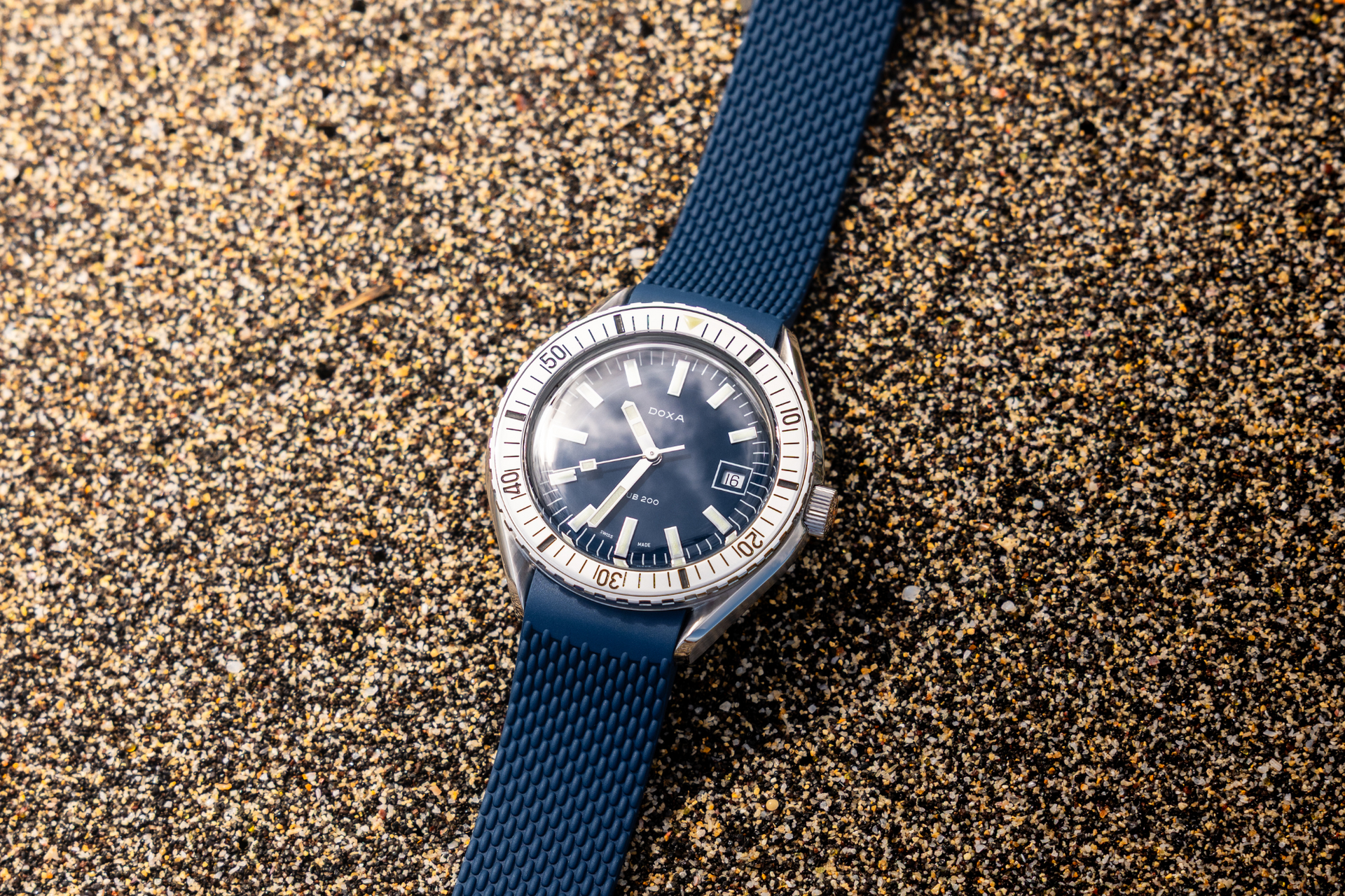 Doxa SUB 200 Caribbean Automatic (Blue Dial / 42mm)