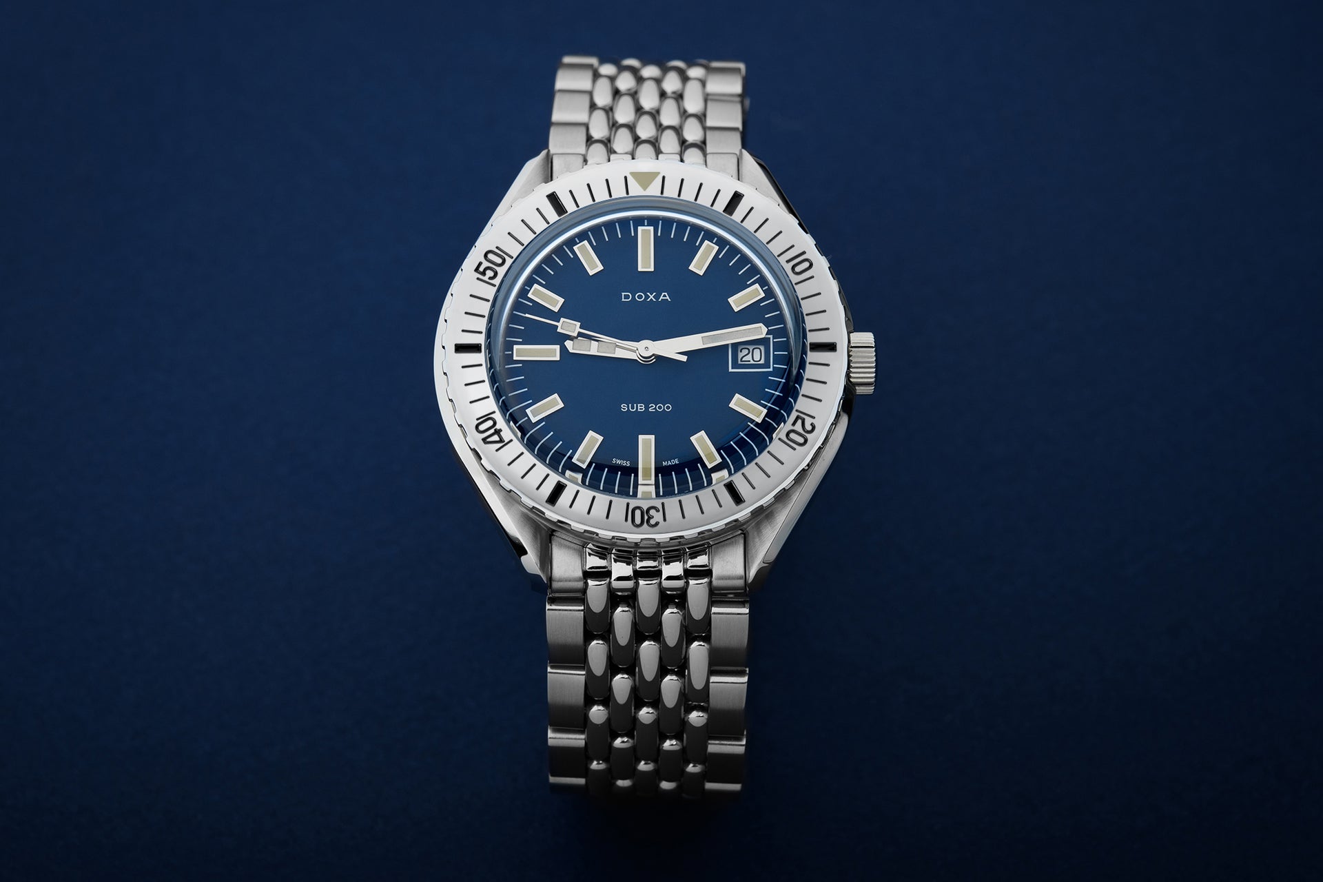 Doxa SUB 200 Caribbean Automatic (Blue Dial / 42mm)