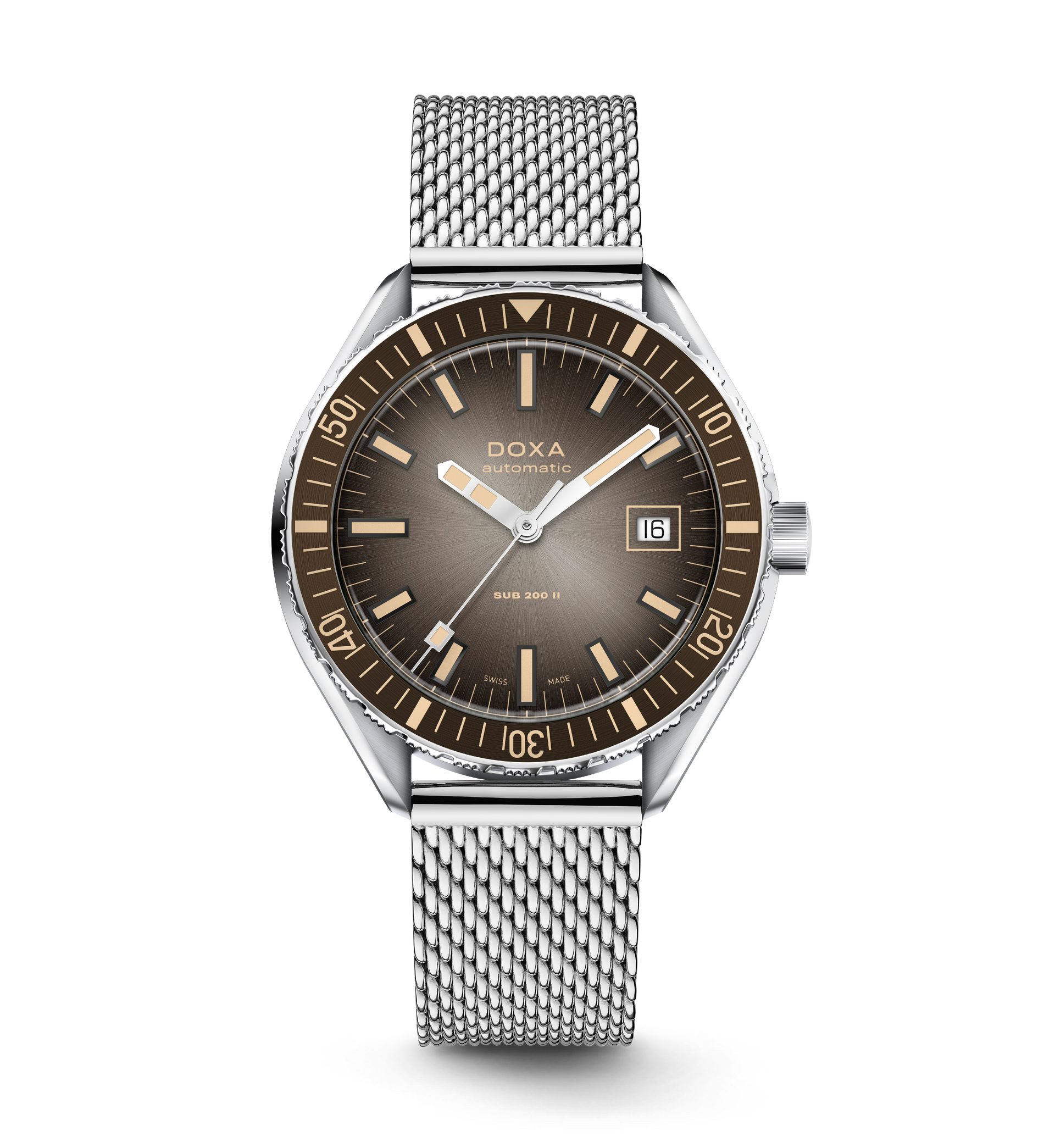 Doxa SUB 200 II Sharkhunter Vintage Automatic (Grey Dial / 44mm)
