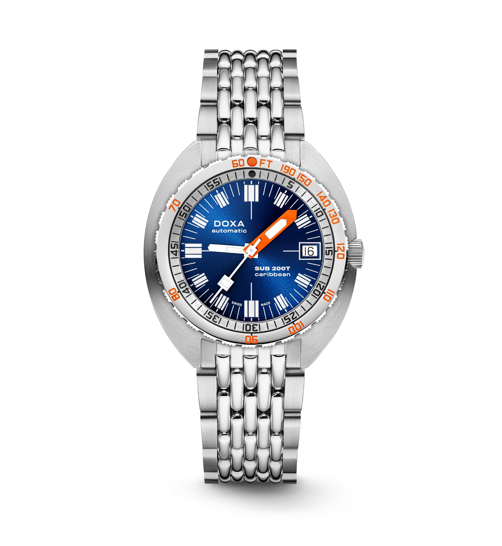 Doxa SUB 200T Caribbean Automatic (Blue Dial / 39mm)