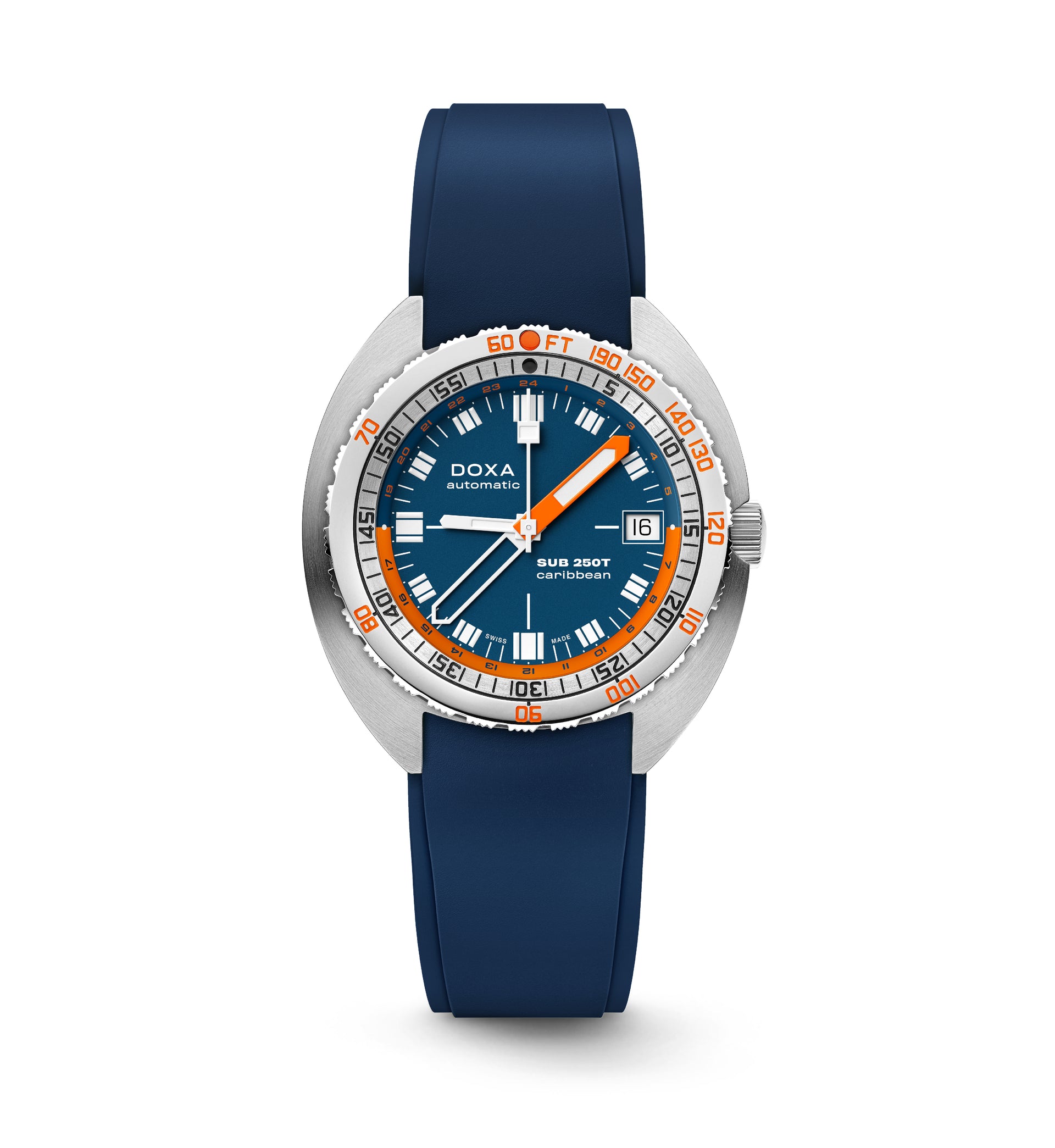 Doxa SUB 250T GMT Caribbean Automatic (Blue Dial / 40mm)