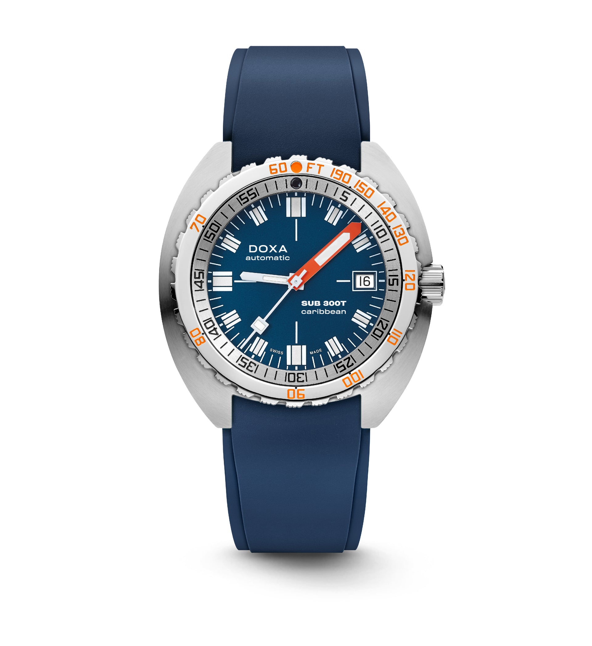 Doxa SUB 300T Caribbean Automatic (Blue Dial / 42.5mm)