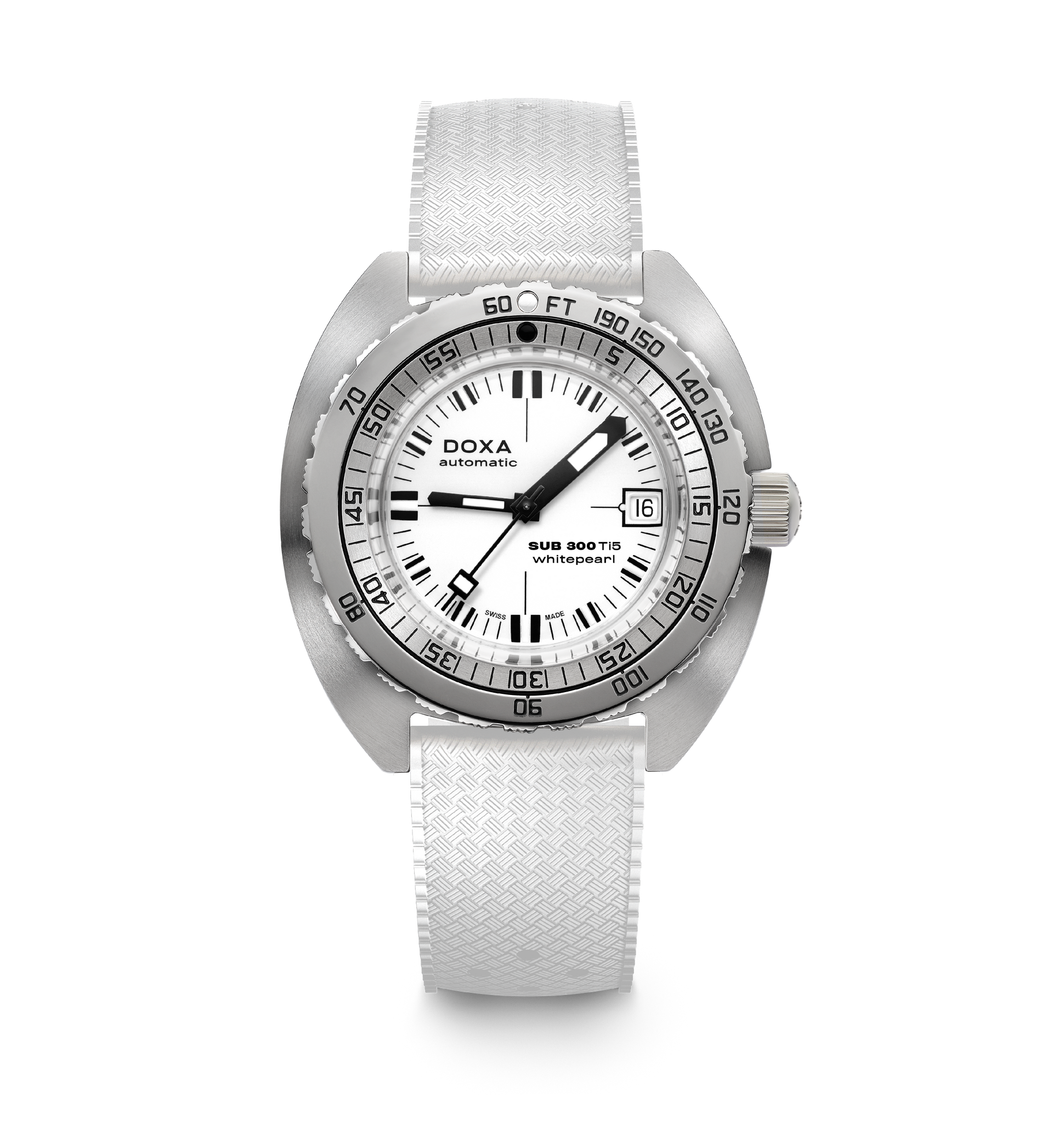 Doxa SUB 300 Ti5 Whitepearl Automatic (White Dial / 42.5mm)