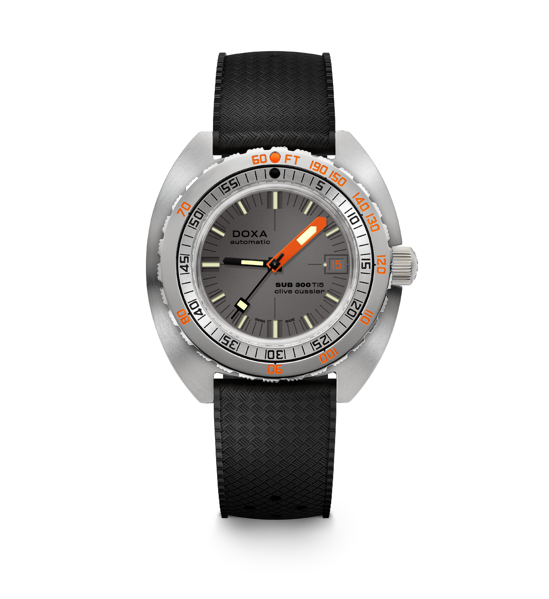 Doxa SUB 300 Ti5 Clive Cussler Automatic (Silver Dial / 42.5mm)