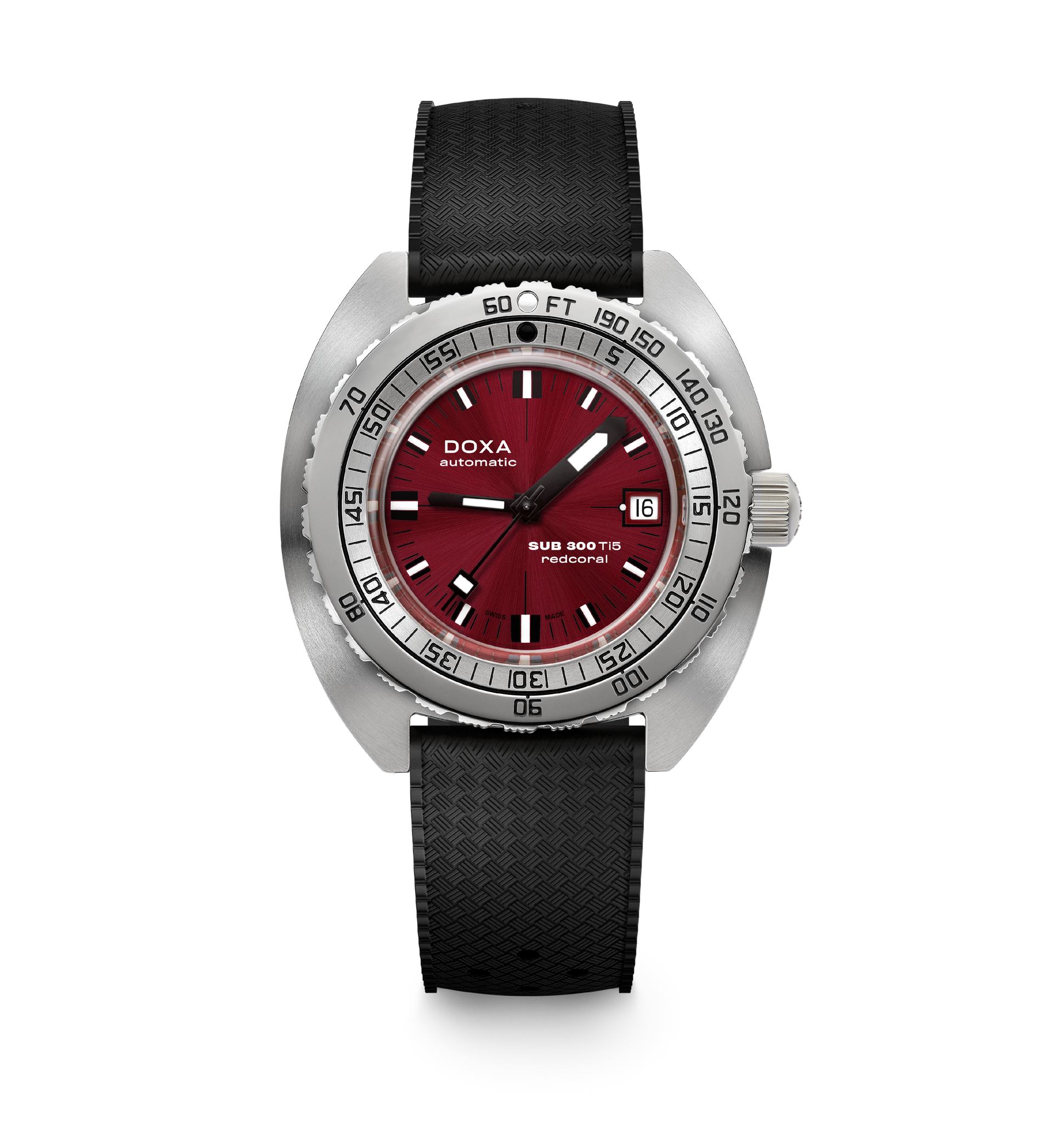 Doxa SUB 300 Ti5 Redcoral Automatic (Red Dial / 42.5mm)