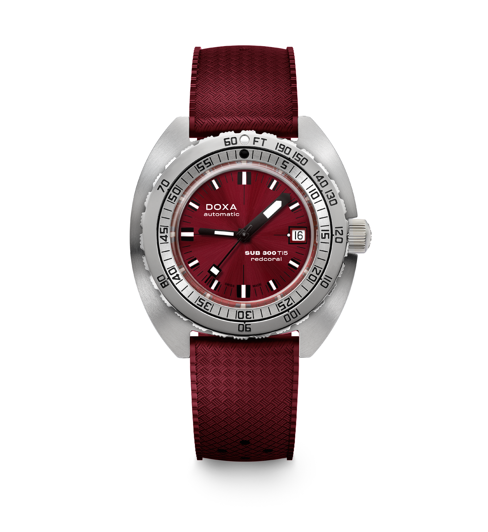 Doxa SUB 300 Ti5 Redcoral Automatic (Red Dial / 42.5mm)