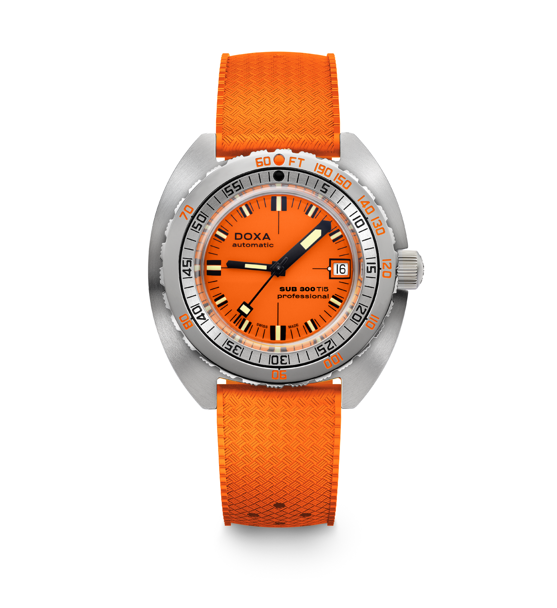 Doxa SUB 300 Ti5 Professional Automatic (Orange Dial / 42.5mm)