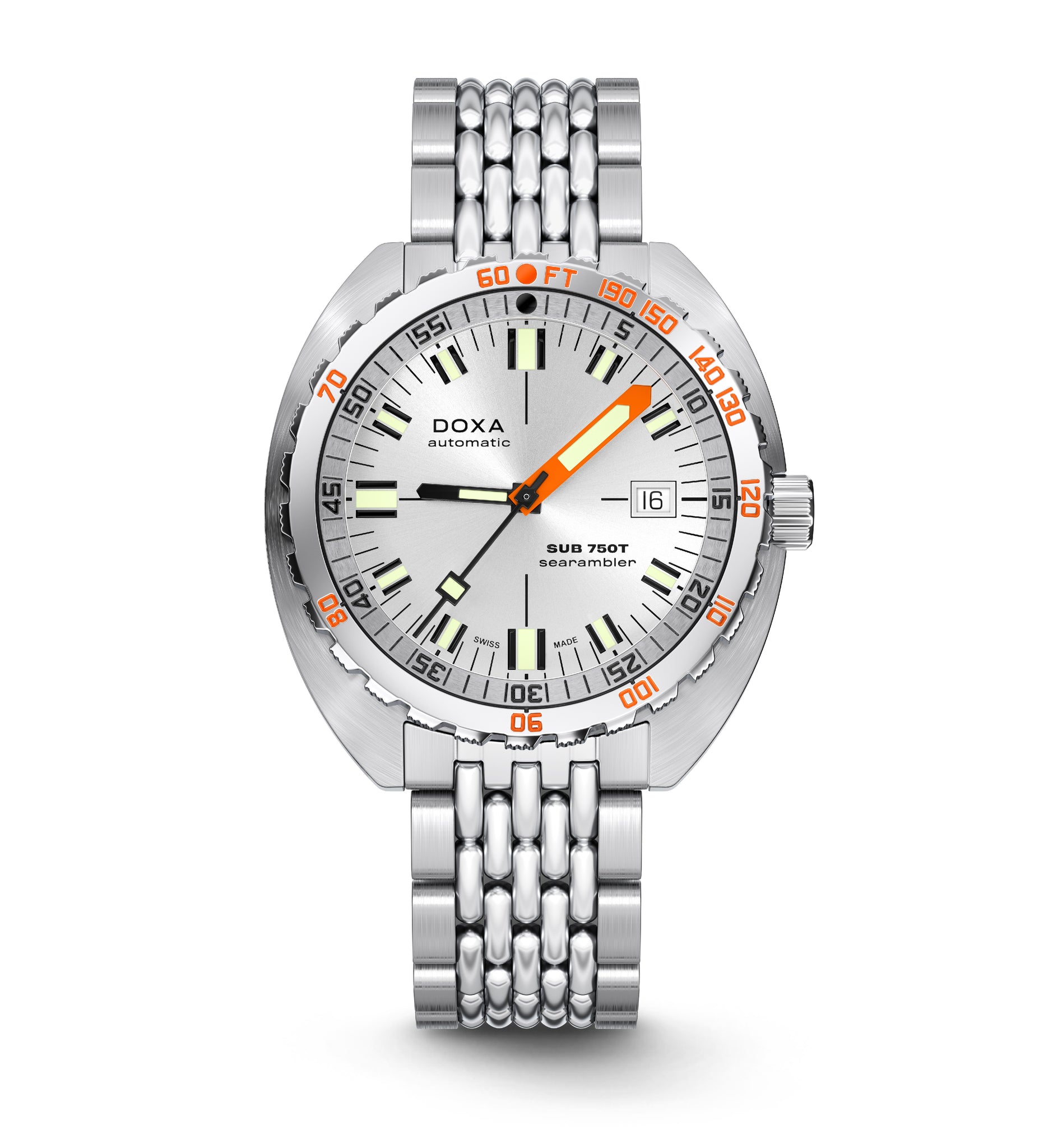 Doxa SUB 750T Searambler Automatic (Silver Dial / 45mm)