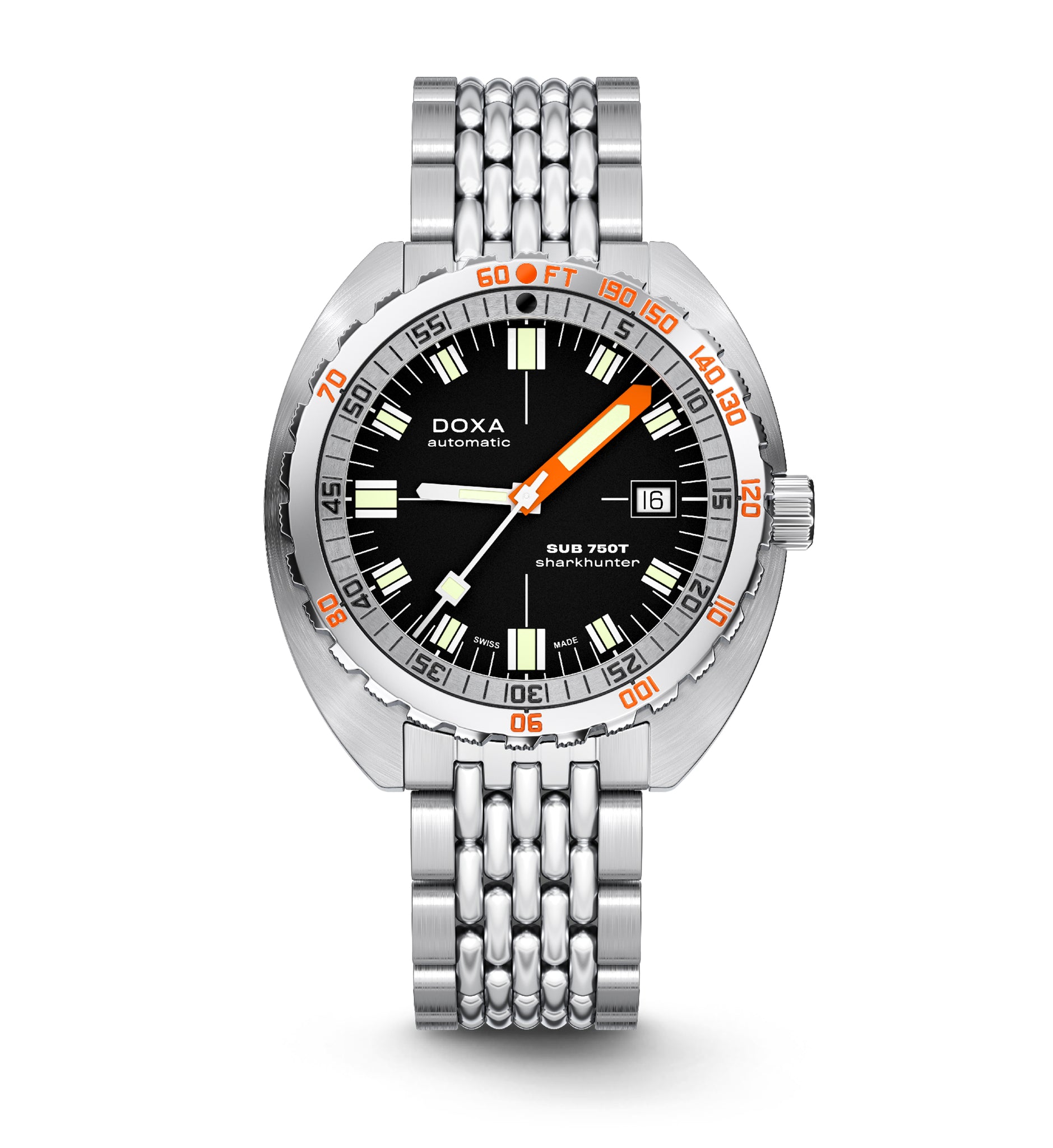 Doxa SUB 750T Sharkhunter Automatic (Black Dial / 45mm)