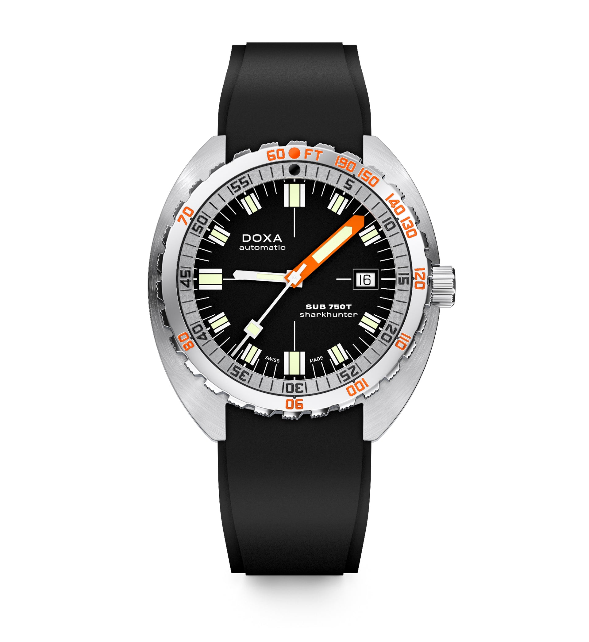 Doxa SUB 750T Sharkhunter Automatic (Black Dial / 45mm)