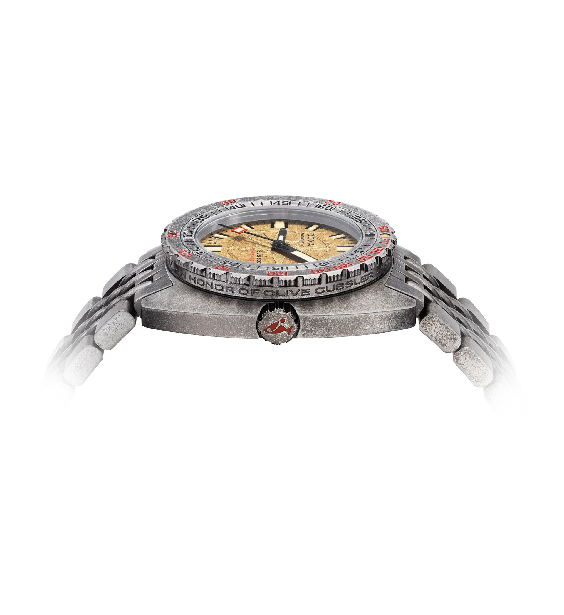 Doxa SUB 300T Clive Cussler Automatic (Beige Dial / 42.5mm)