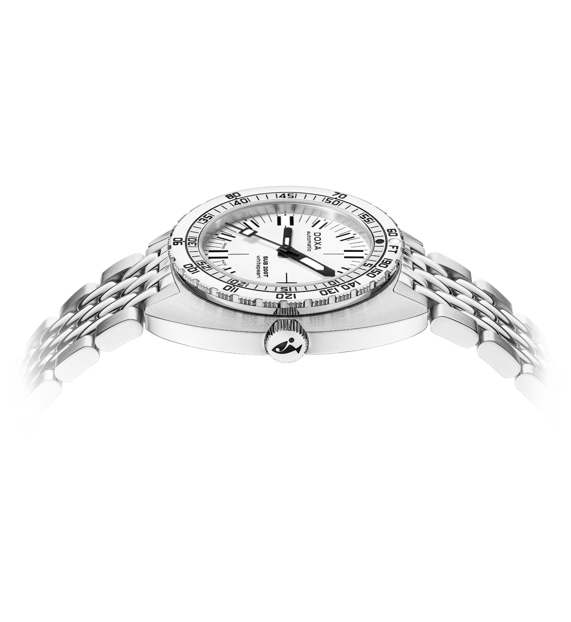 Doxa SUB 200T Whitepearl Automatic (White Dial / 39mm)