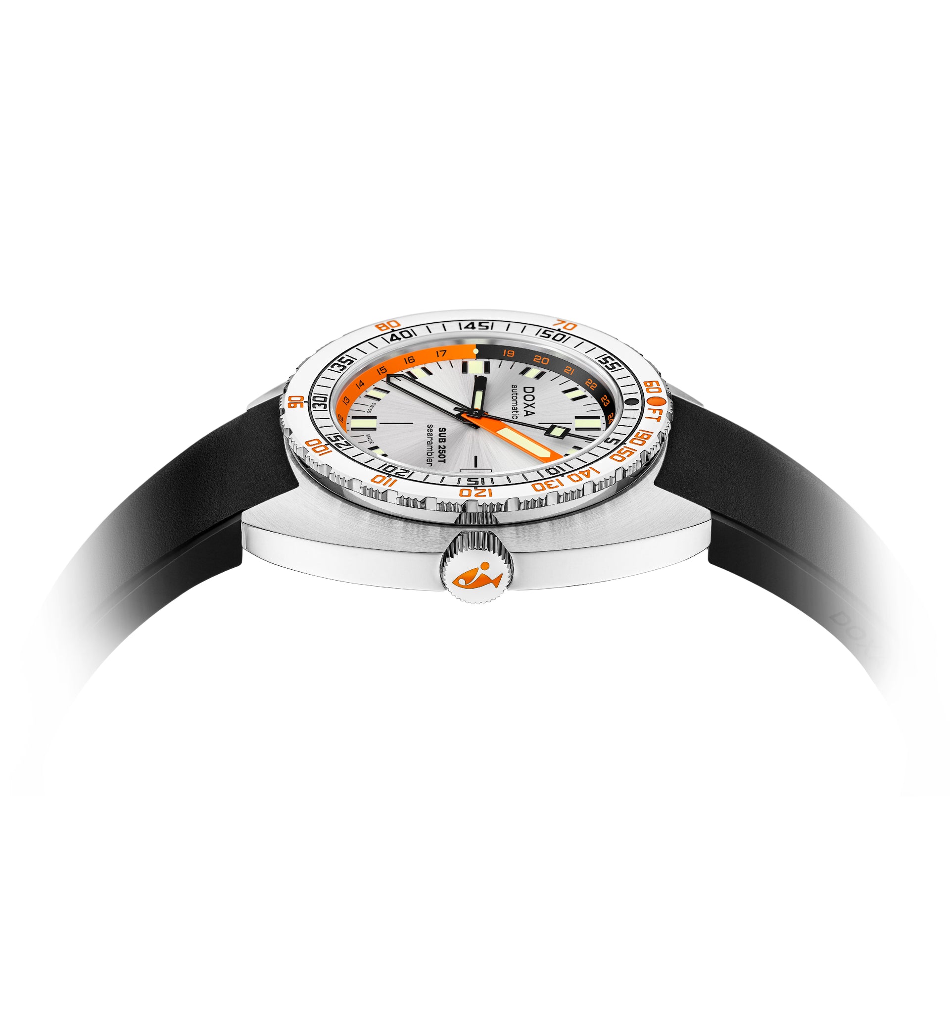 Doxa SUB 250T GMT Searambler Automatic (Silver Dial / 40mm)