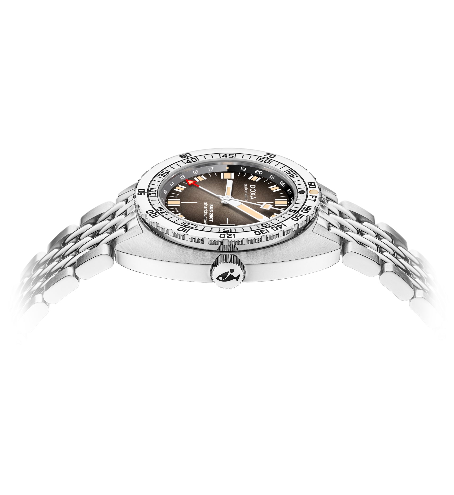 Doxa SUB 250T GMT Sharkhunter Vintage Automatic (Grey Dial / 40mm)