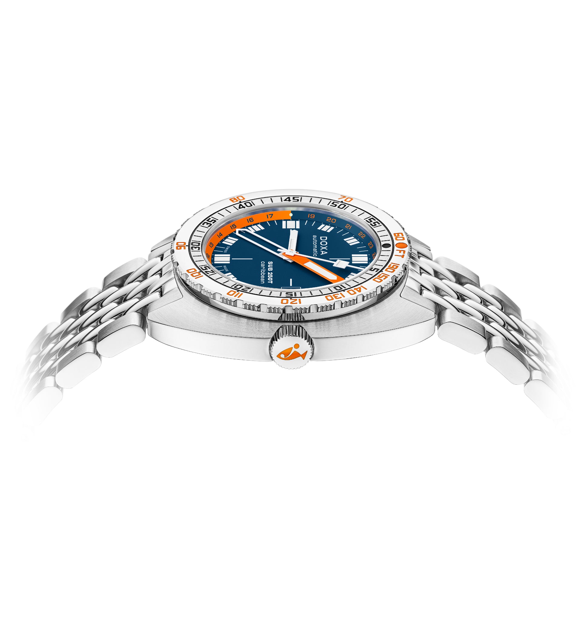 Doxa SUB 250T GMT Caribbean Automatic (Blue Dial / 40mm)