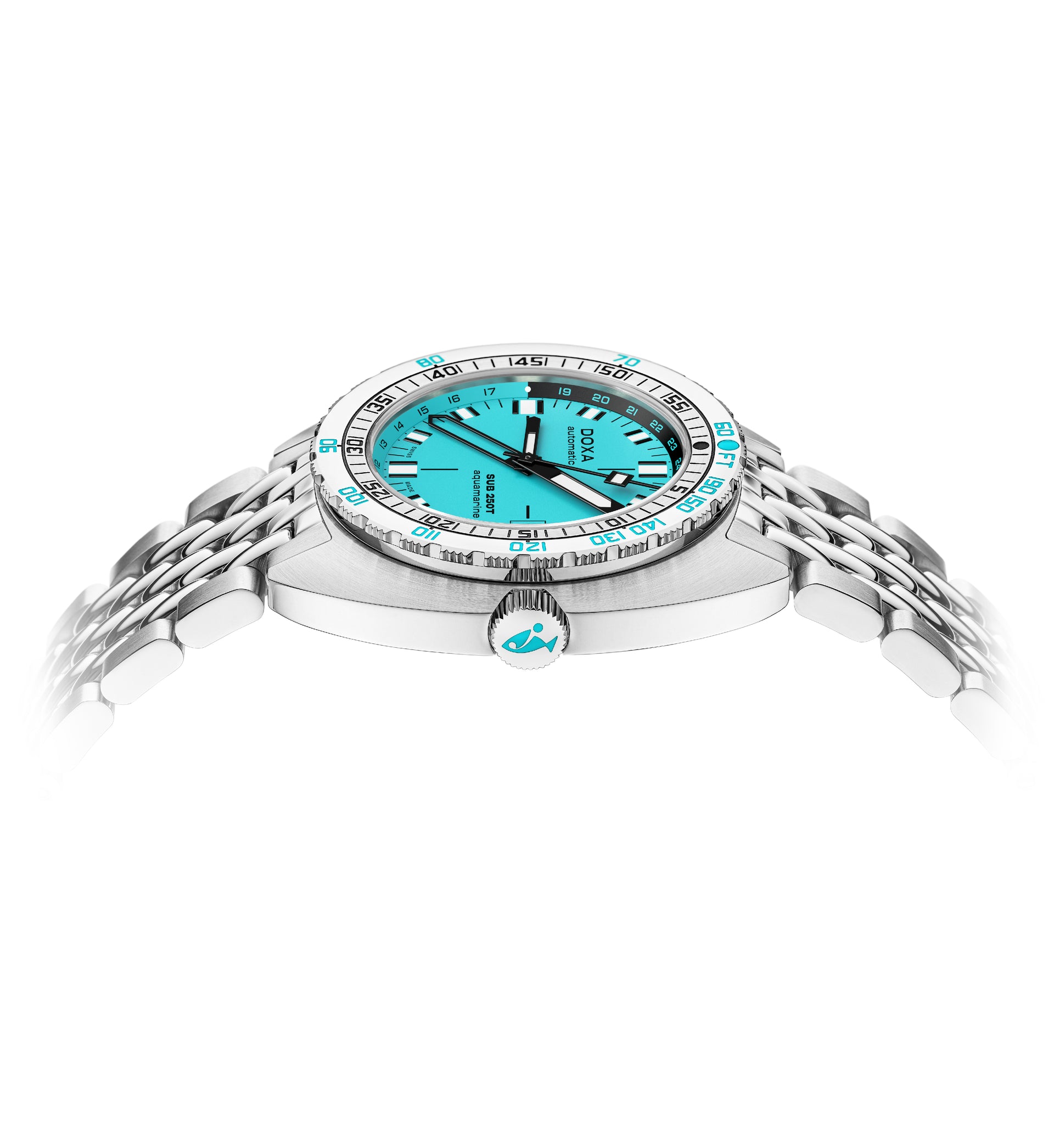 Doxa SUB 250T GMT Aquamarine Automatic (Aquamarine Dial / 40mm)
