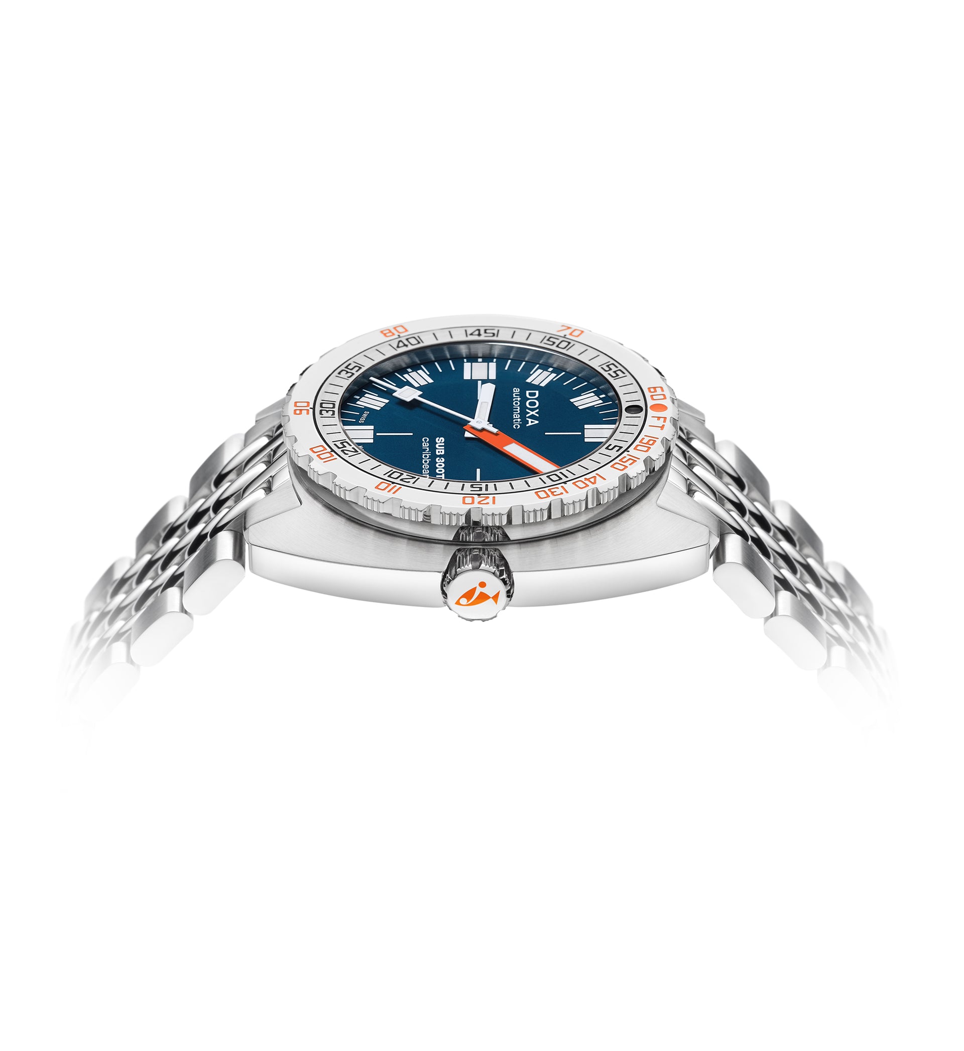 Doxa SUB 300T Caribbean Automatic (Blue Dial / 42.5mm)