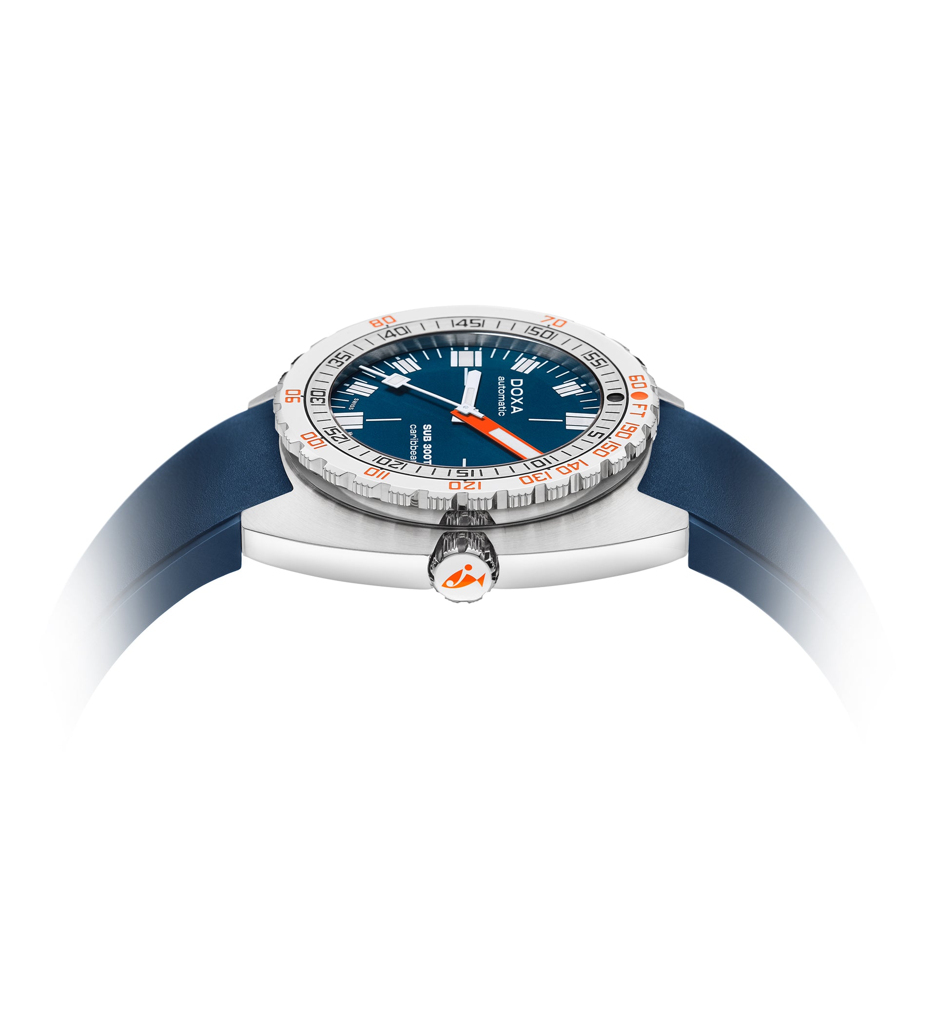 Doxa SUB 300T Caribbean Automatic (Blue Dial / 42.5mm)