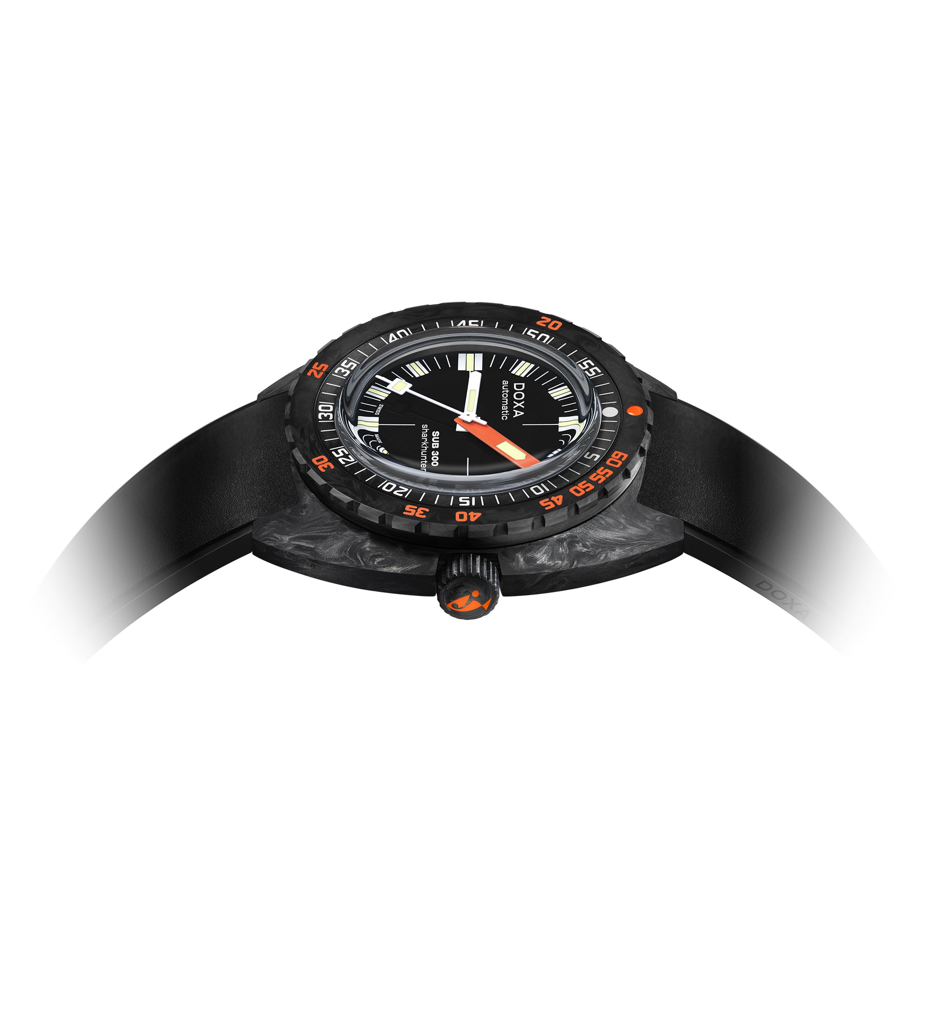 Doxa SUB 300 Carbon Sharkhunter Automatic (Black Dial / 42.5mm)
