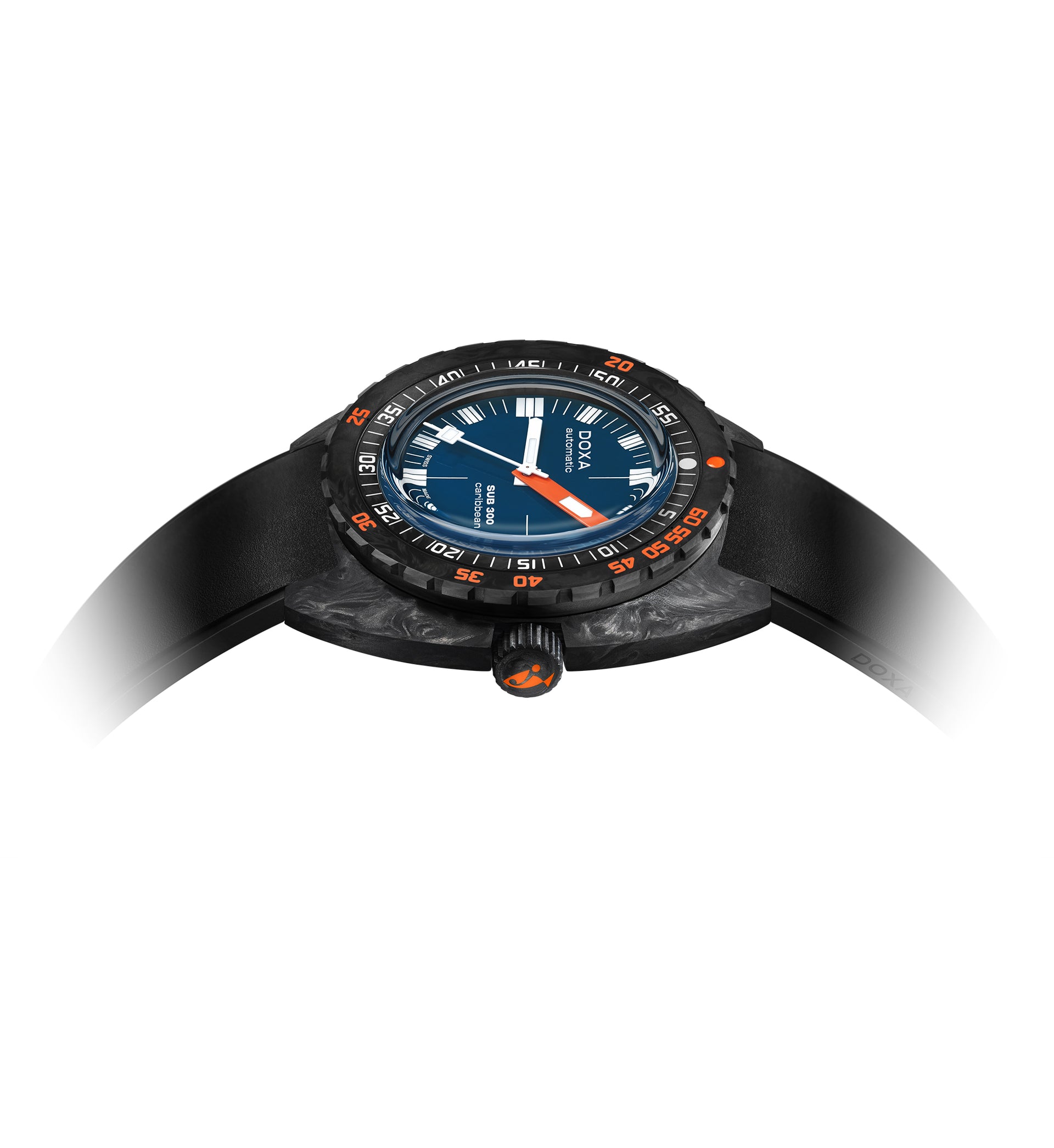 Doxa SUB 300 Carbon Caribbean Automatic (Blue Dial / 42.5mm)