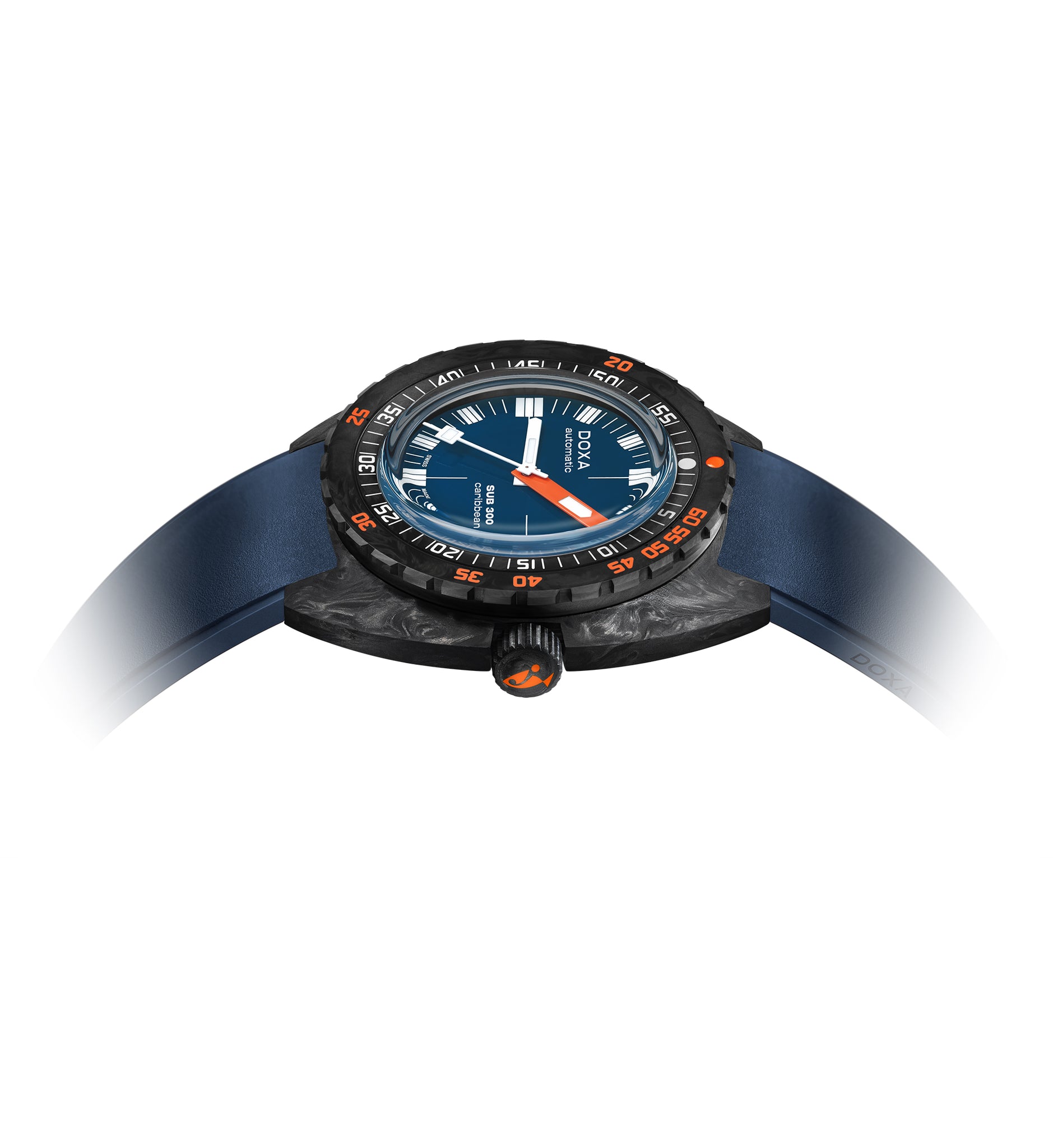Doxa SUB 300 Carbon Caribbean Automatic (Blue Dial / 42.5mm)