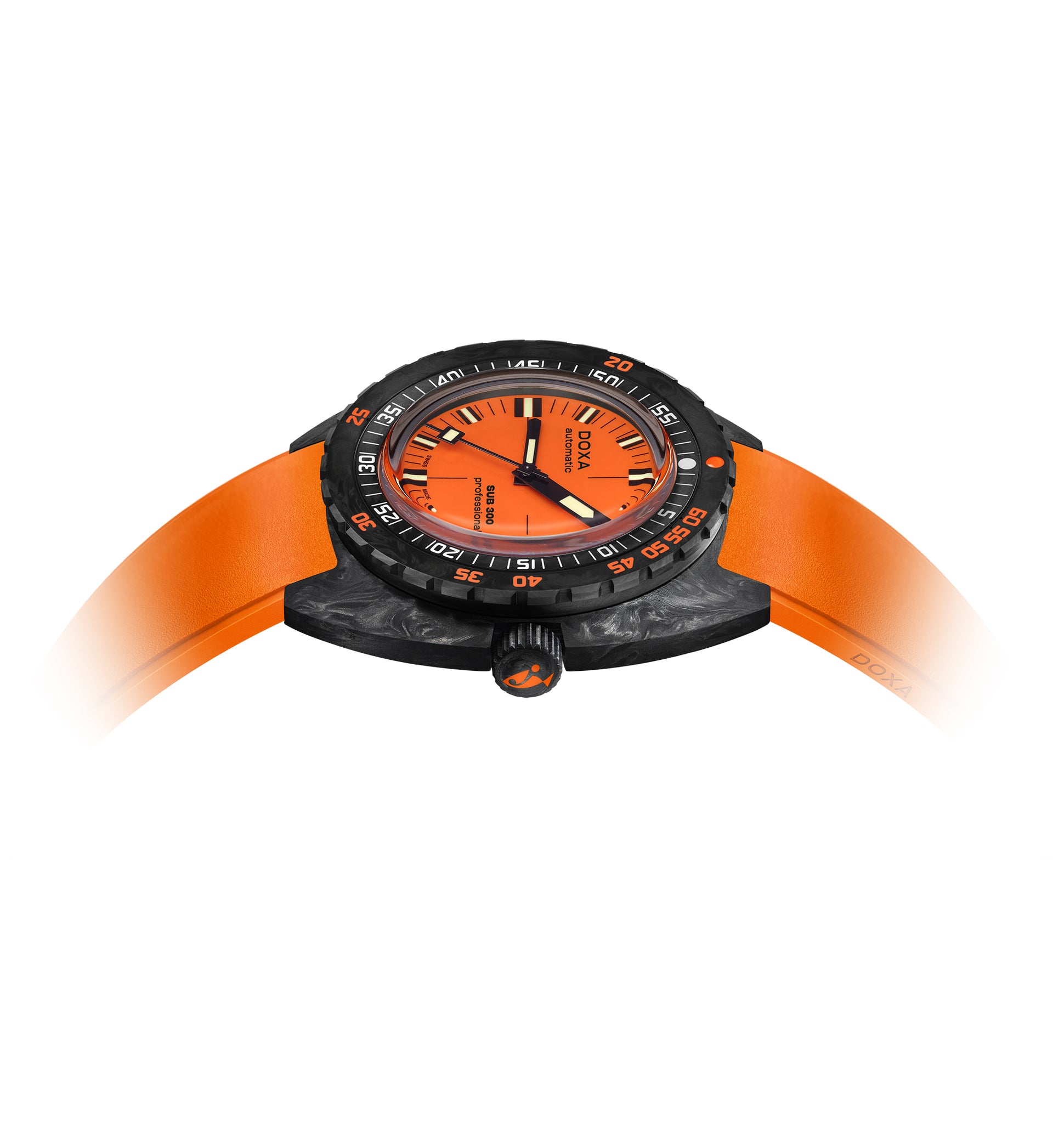 Doxa SUB 300 Carbon Professional Automatic (Orange Dial / 42.5mm)