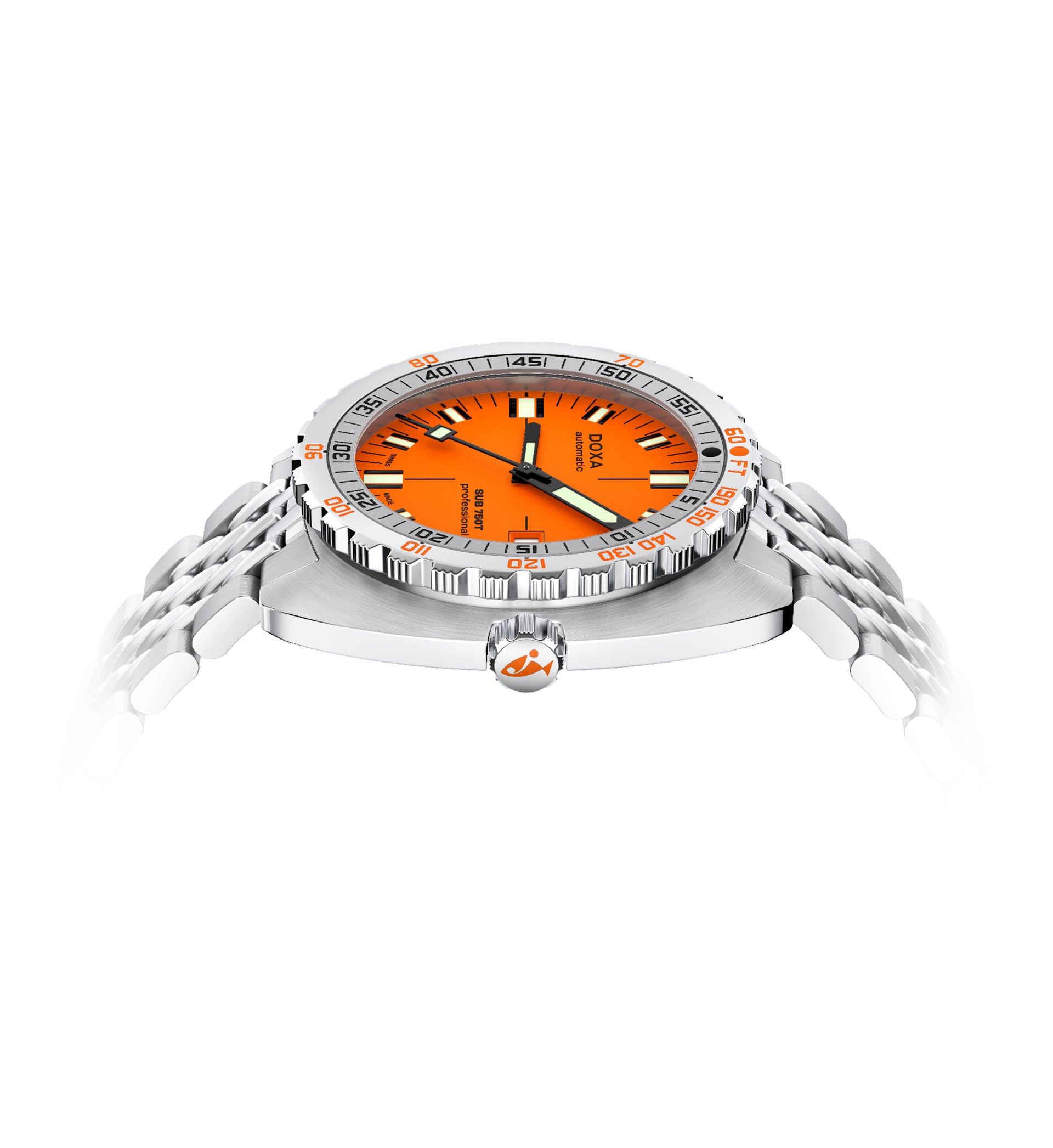 Doxa SUB 750T Professional Automatic (Orange Dial / 45mm)