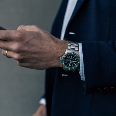 Automatic Sport Timer, 42MM - Green Dial
