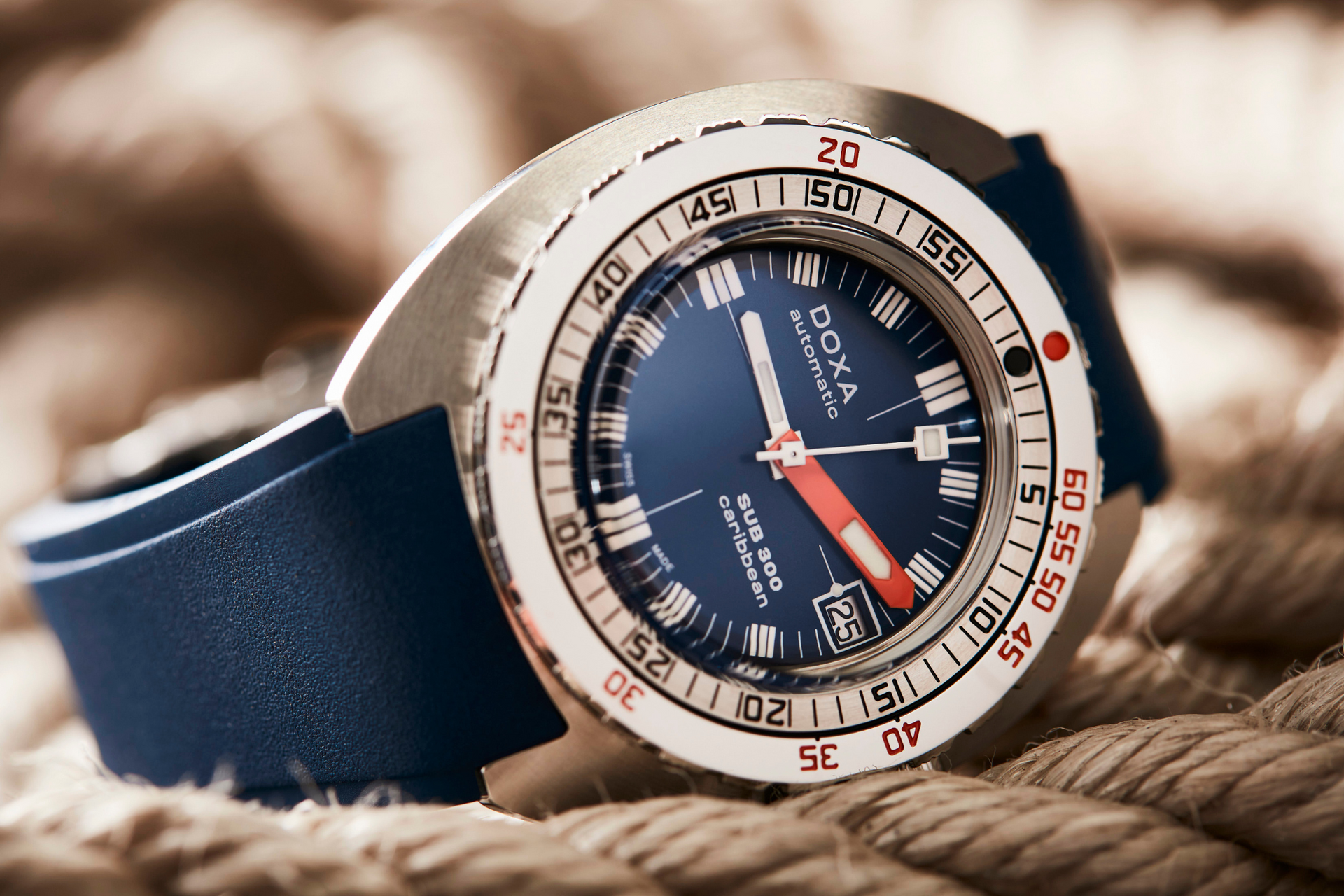 Doxa SUB 300 Caribbean Automatic (Blue Dial / 42.5mm)